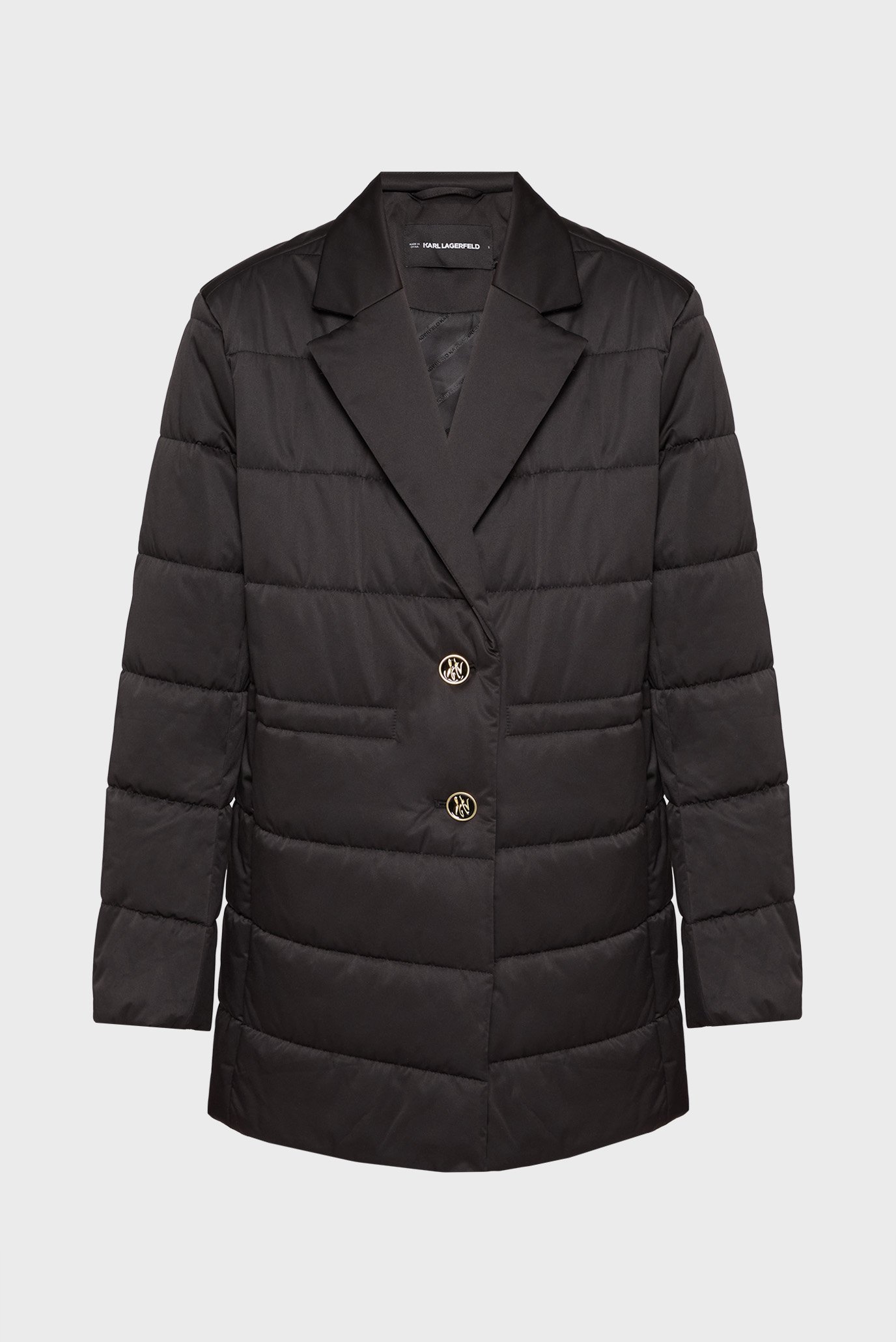 Женская черная куртка Черный L Karl Lagerfeld A3W15013 Женская черная куртка Черный L Karl Lagerfeld A3W15013