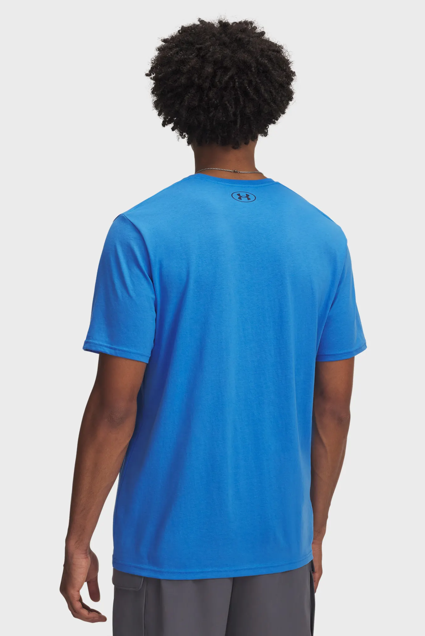 Чоловіча синя футболка UA TEAM ISSUE WORDMARK SS 2