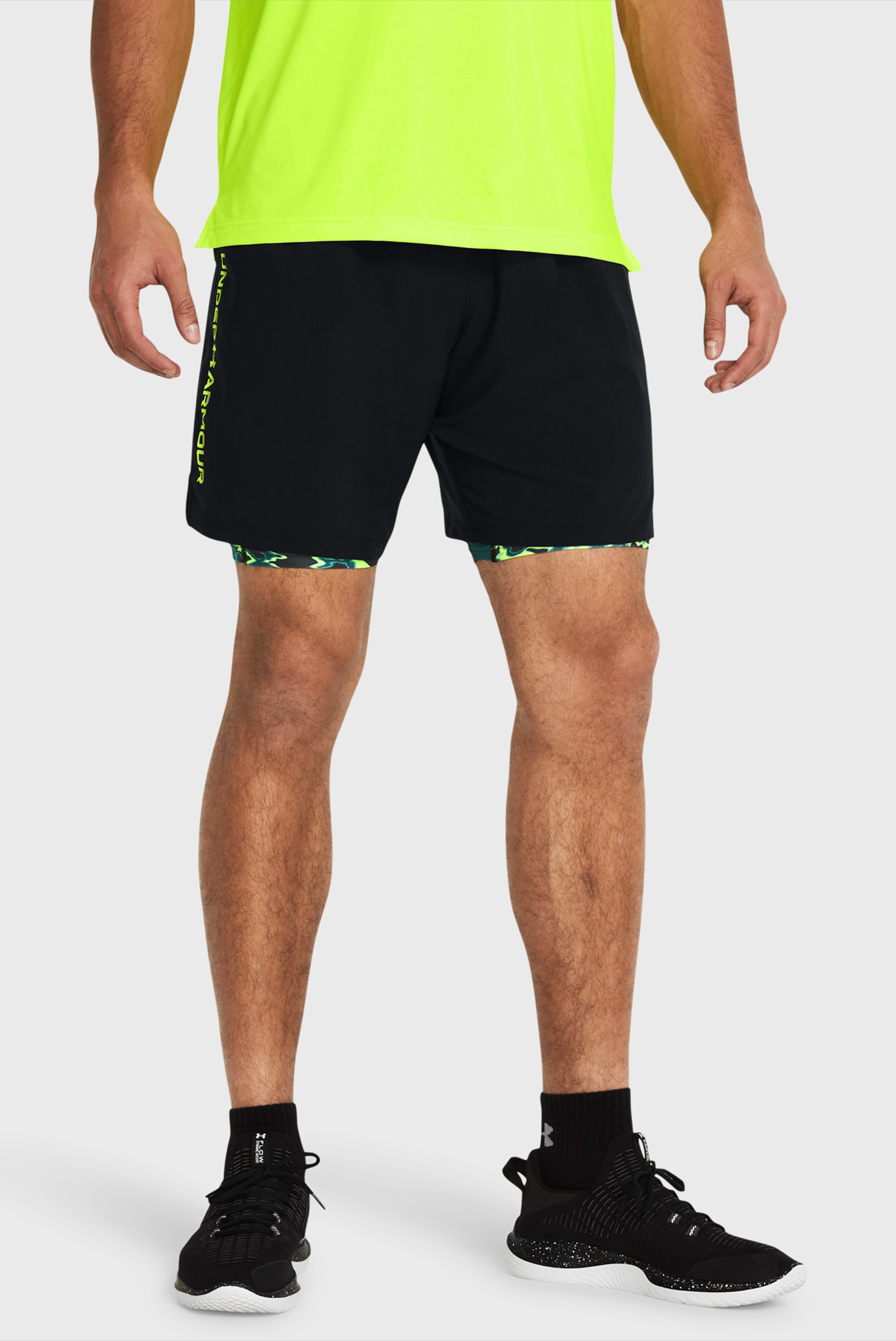 Мужские черные шорты UA Woven Wdmk Shorts 1