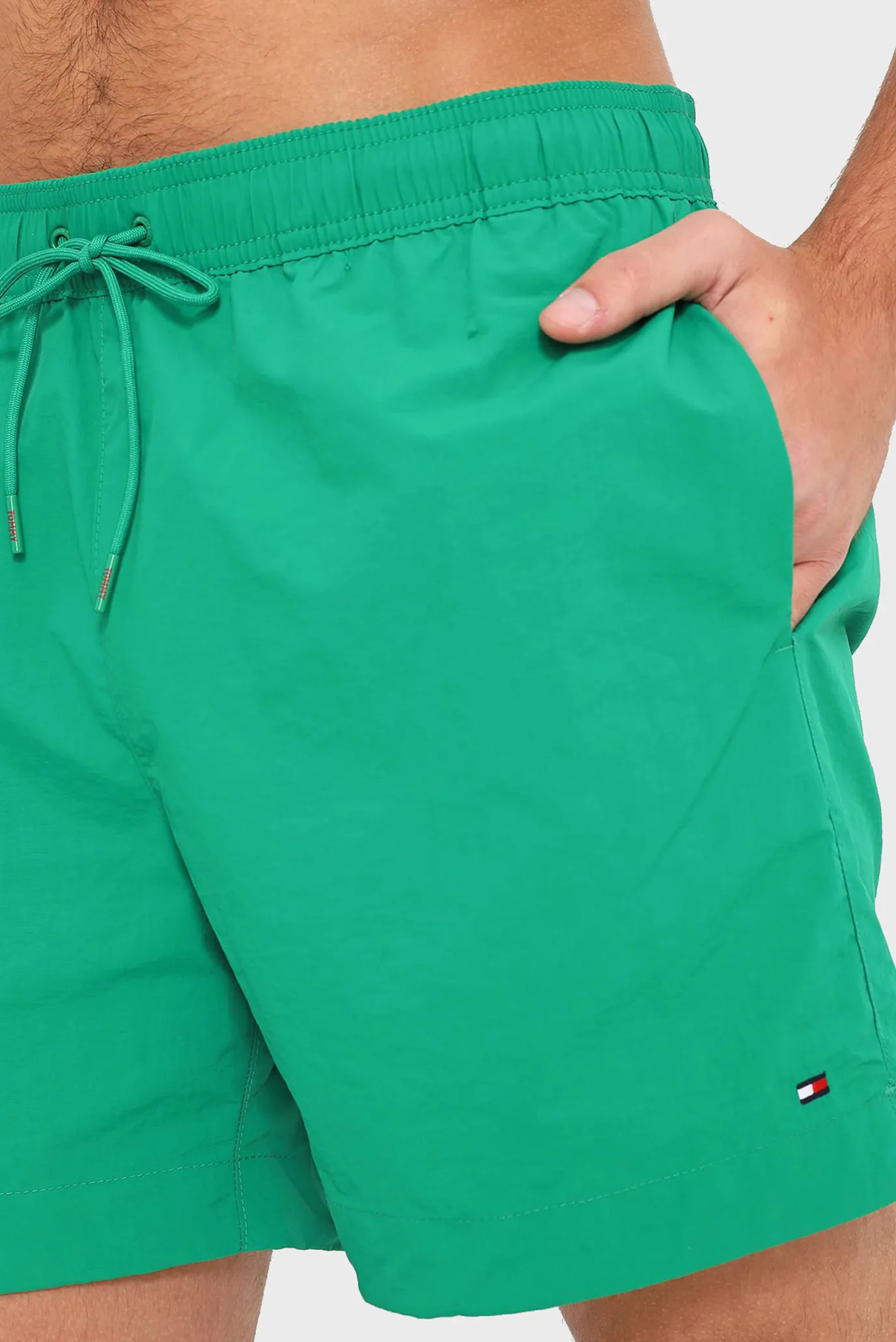 Мужские зеленые плавательные шорты MEDIUM DRAWSTRING 4