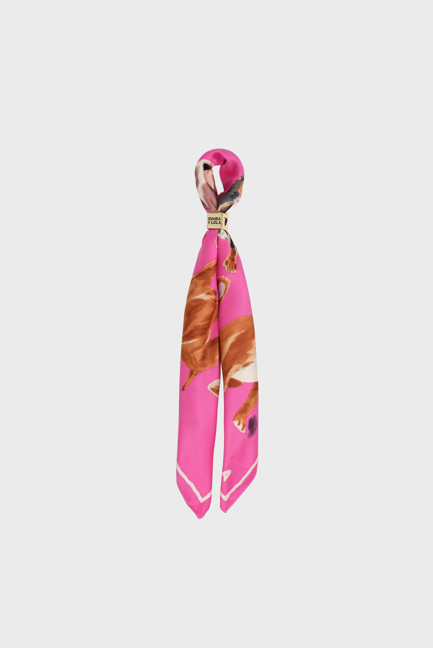 Женский розовый платок с узором Розовый ONESIZE Bimba Y Lola 252BASC08.10306 Женский розовый платок с узором Розовый ONESIZE Bimba Y Lola 252BASC08.10306