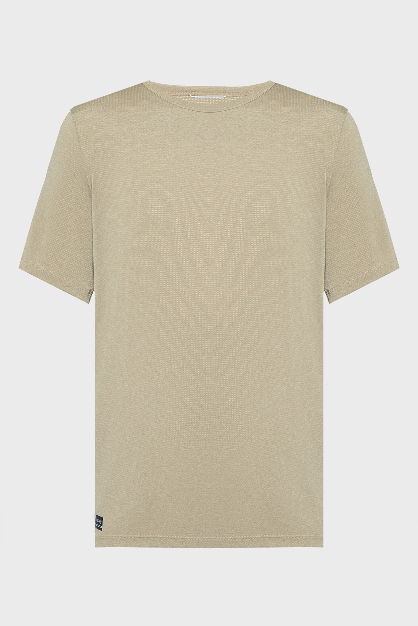 Мужская бежевая футболка STOPWATCH SHORT SLEEVE Бежевый L Saucony SAM800377-CFH Мужская бежевая футболка STOPWATCH SHORT SLEEVE Бежевый L Saucony SAM800377-CFH