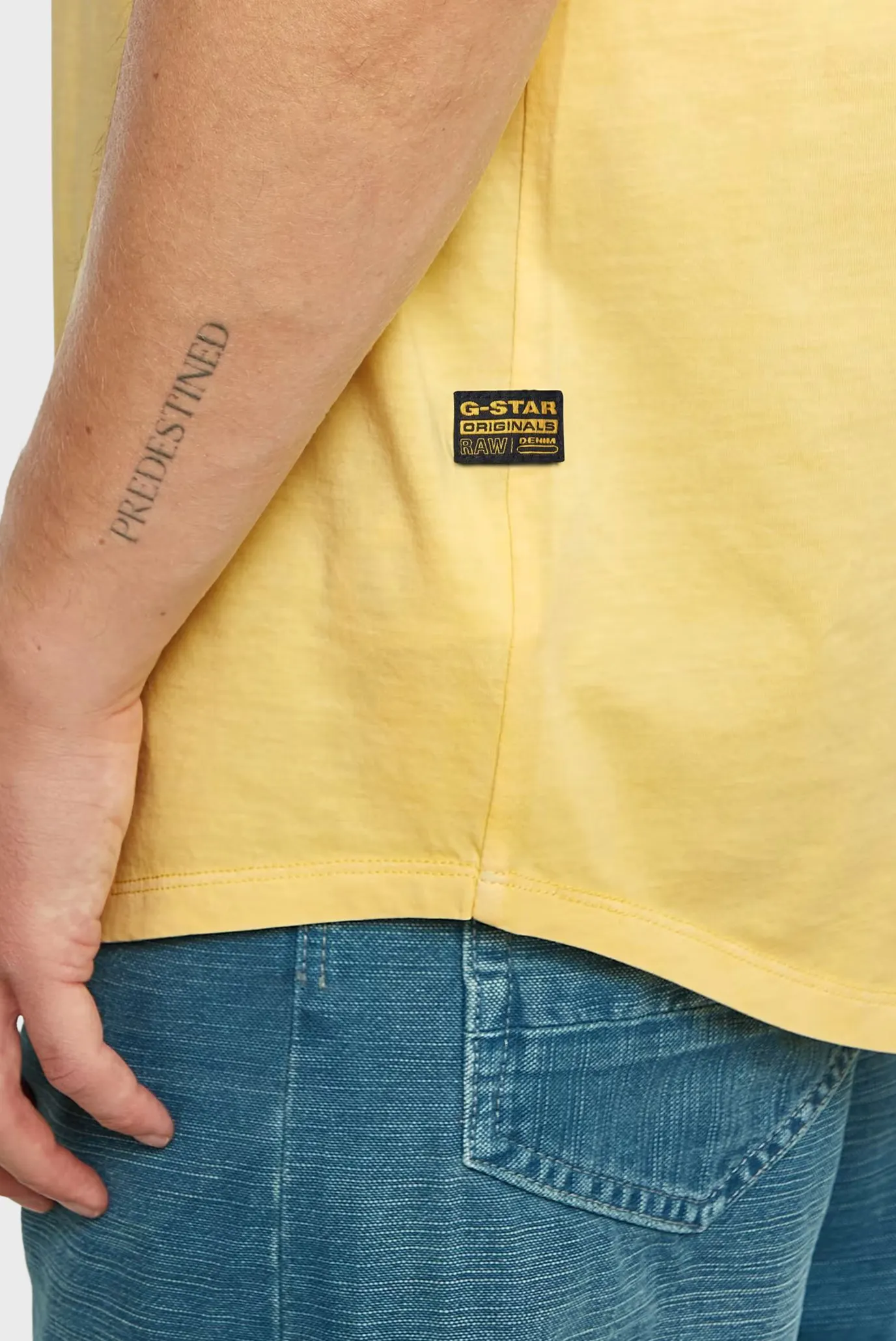 Чоловіча жовта футболка Lash 5