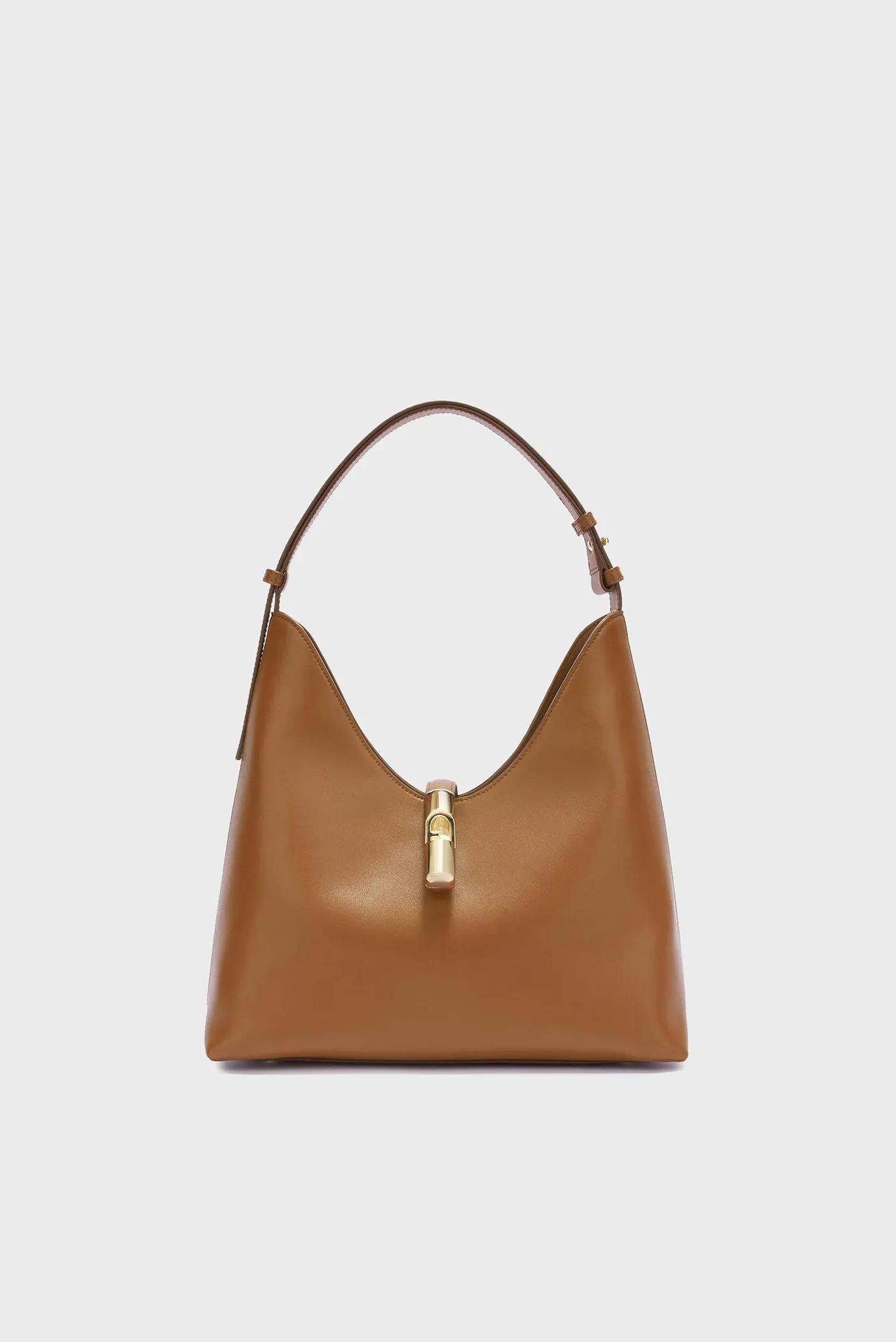 Женская рыжая кожаная сумка 1