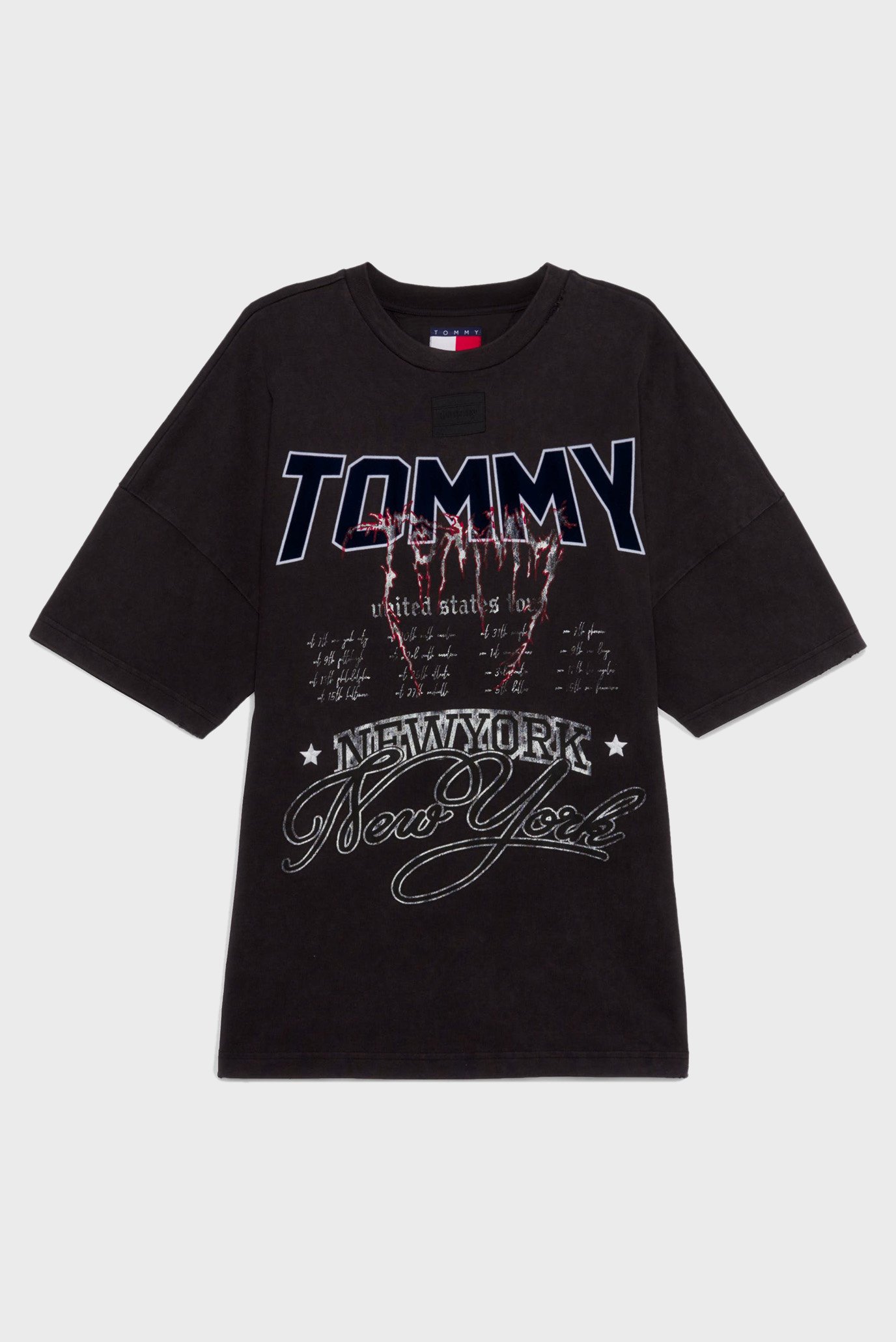 Чорна футболка TJCU HEAVY WASH SS GRAPHIC TEE (унісекс