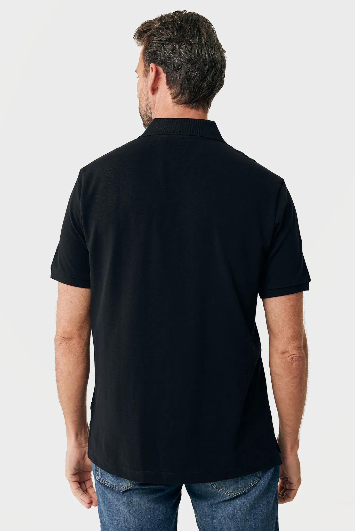 Чоловіче чорне поло PETER 3