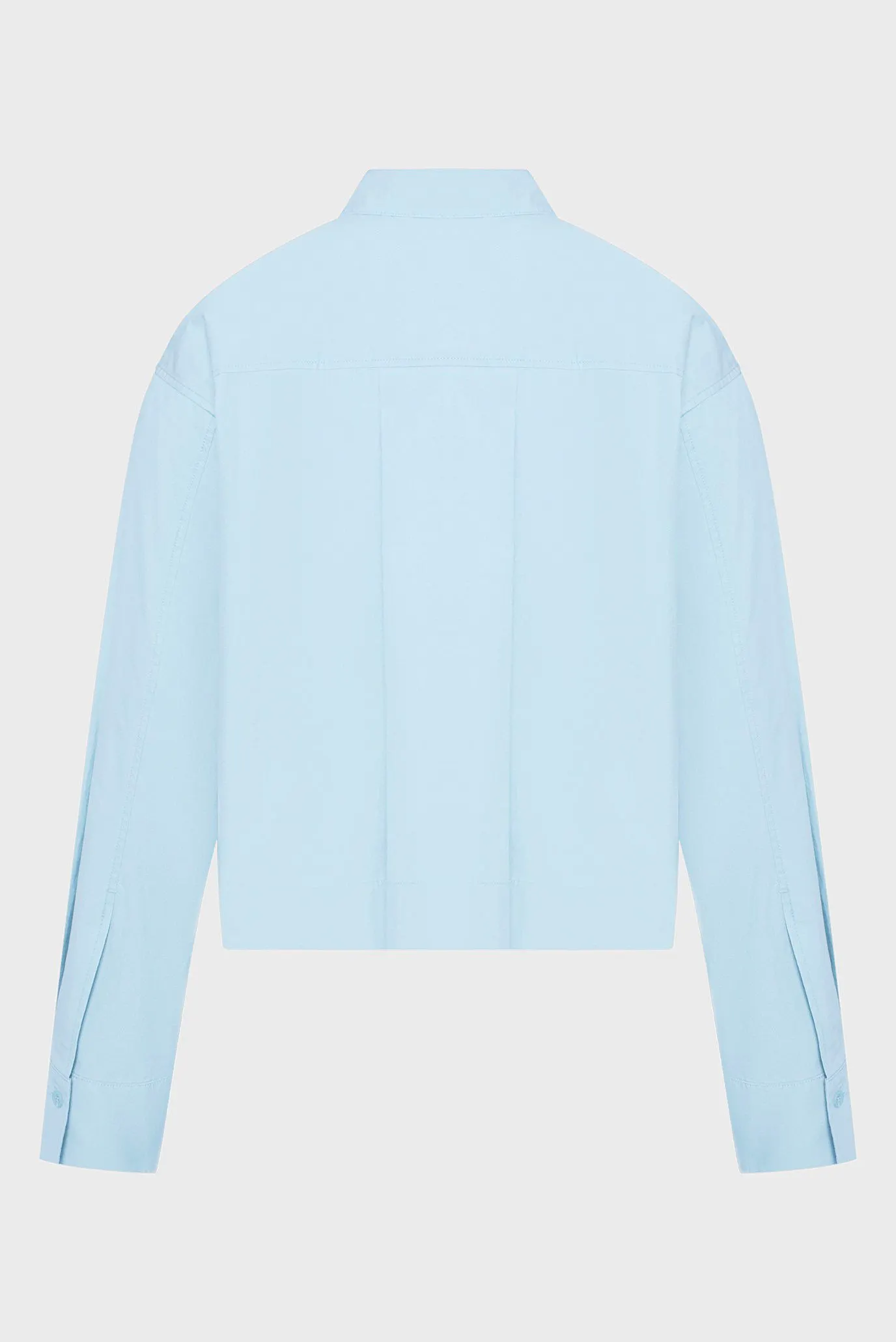 Жіноча блакитна сорочка 7