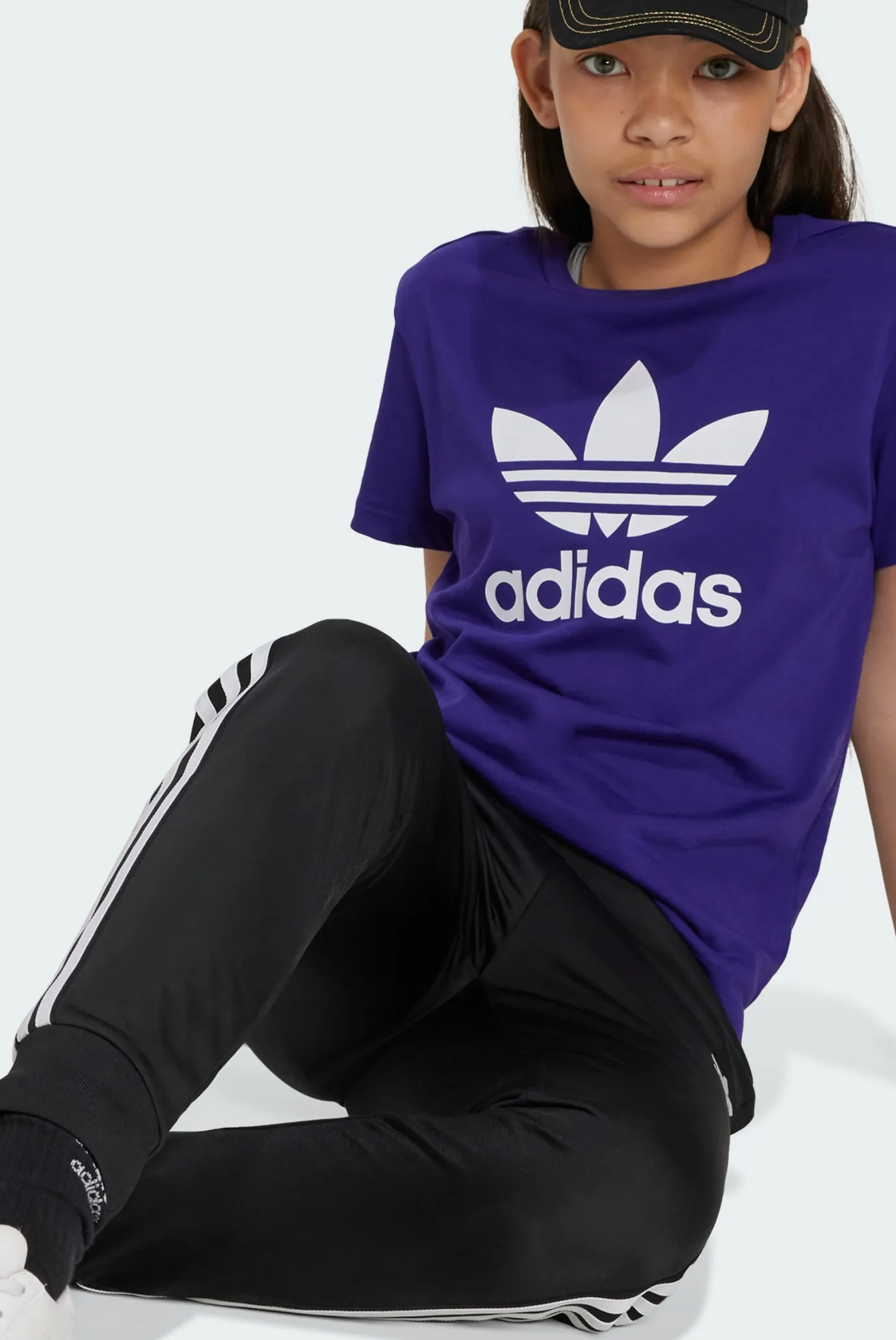 Детская фиолетовая футболка Trefoil Kids 2