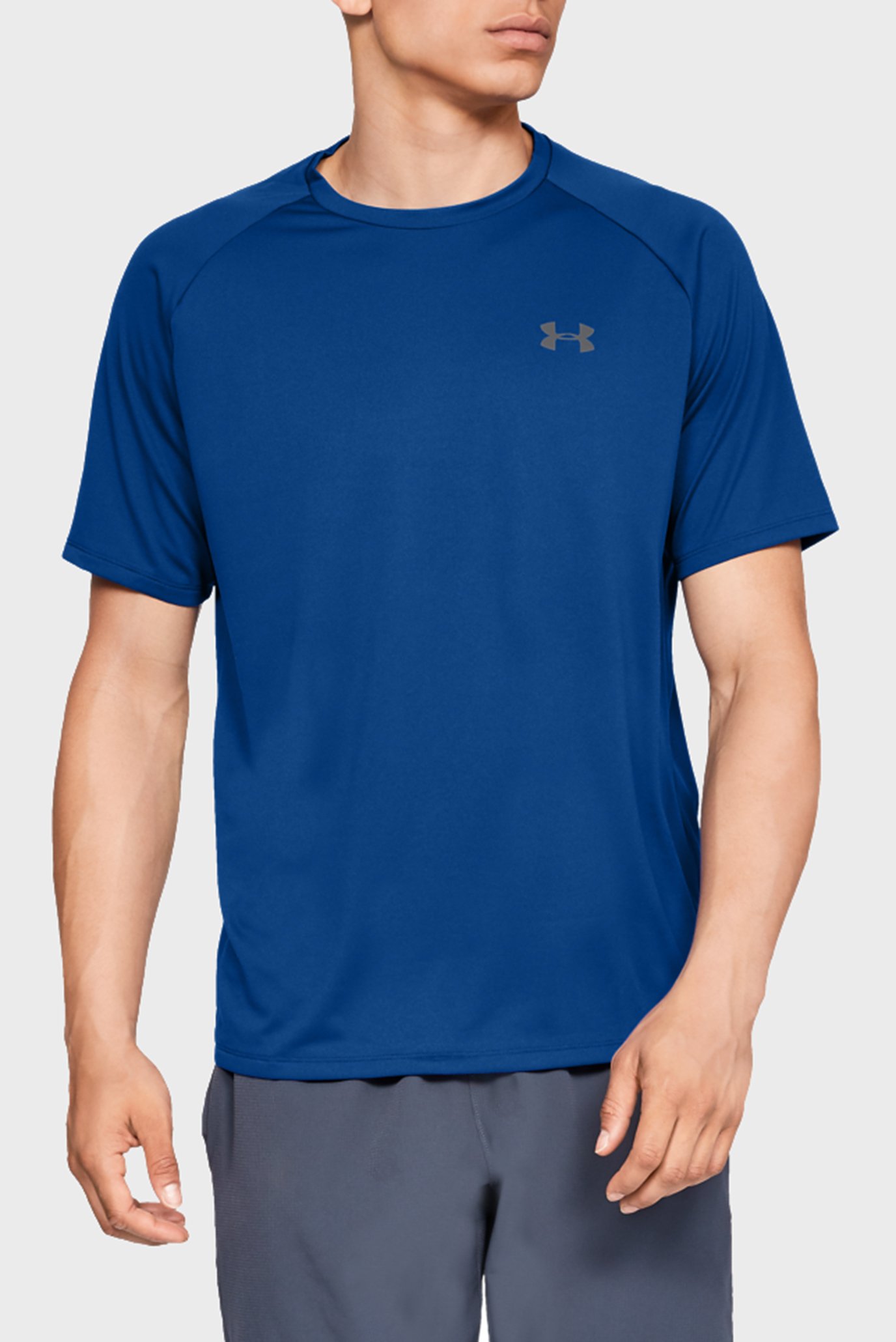 Чоловіча синя футболка UA Tech 2.0 SS Tee 1