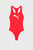 Дитячий червоний купальник PUMA Girls’‎ Racerback Swimsuit