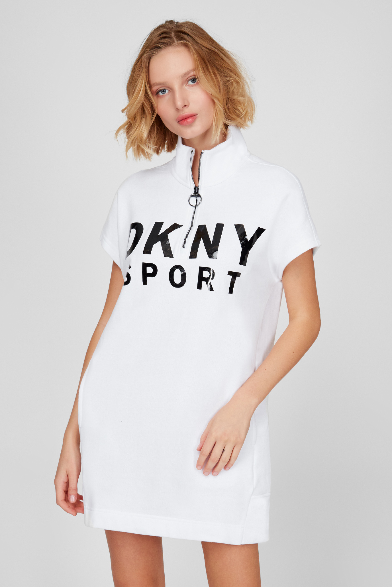 Женское белое платье PULOVR Белый L DKNY DP8D4040 Женское белое платье PULOVR Белый L DKNY DP8D4040