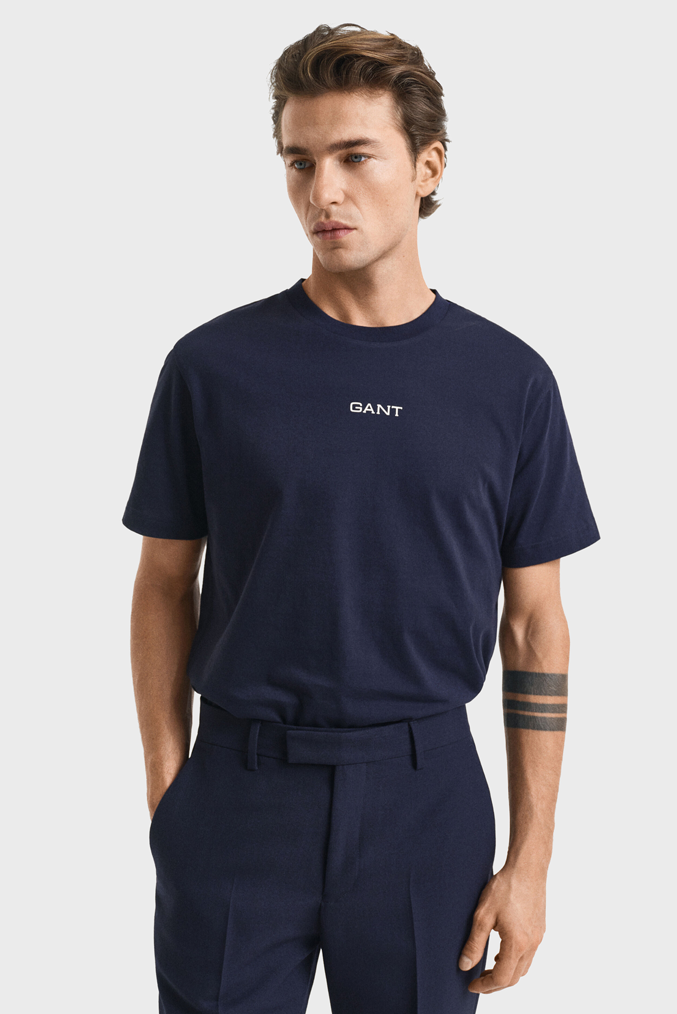 Мужская темно-синяя футболка GRAPHIC Синий XXL Gant 2003308 Мужская темно-синяя футболка GRAPHIC Синий XXL Gant 2003308