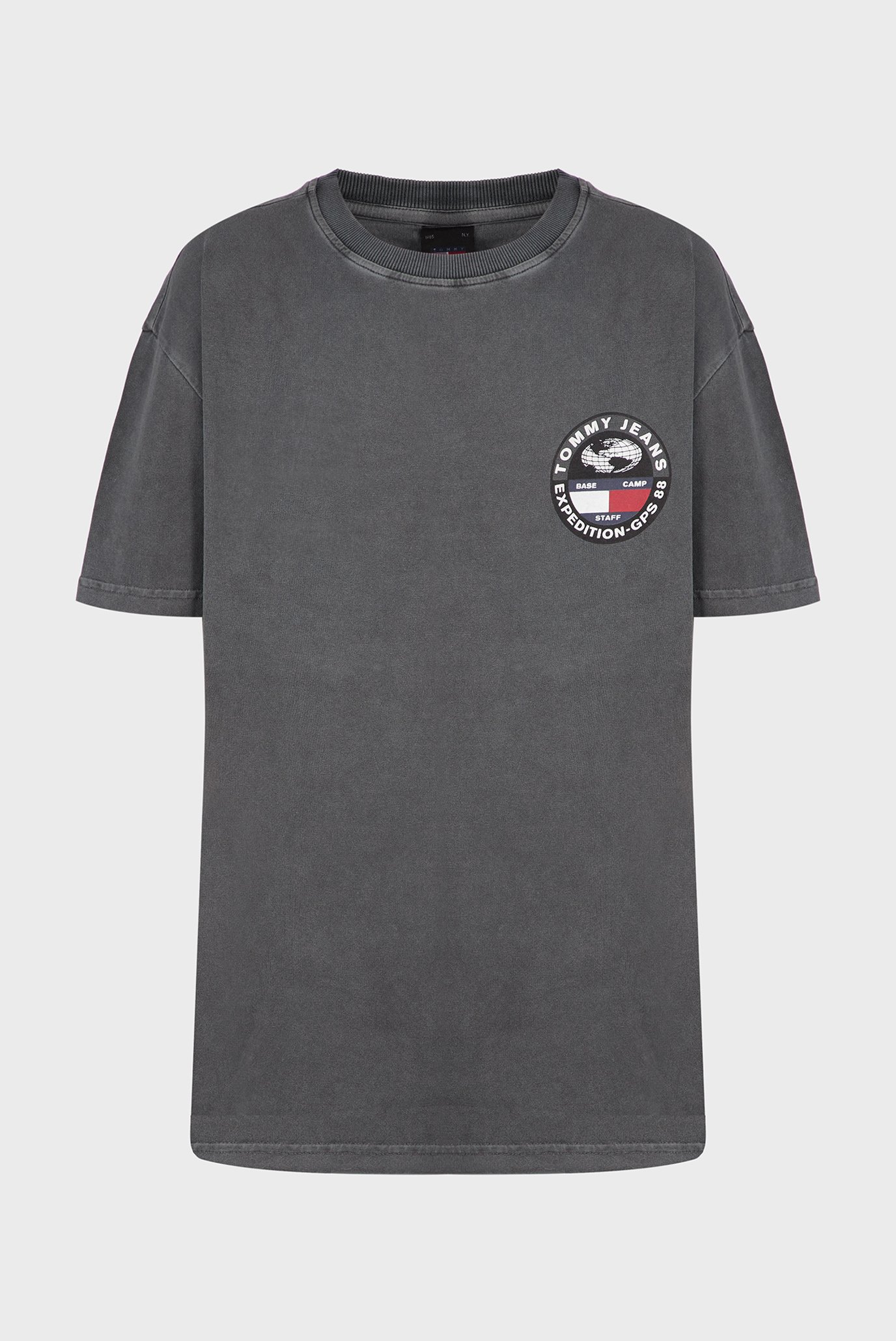 Чоловіча сіра футболка TJM REG PREP PREP COMPASS TEE 1