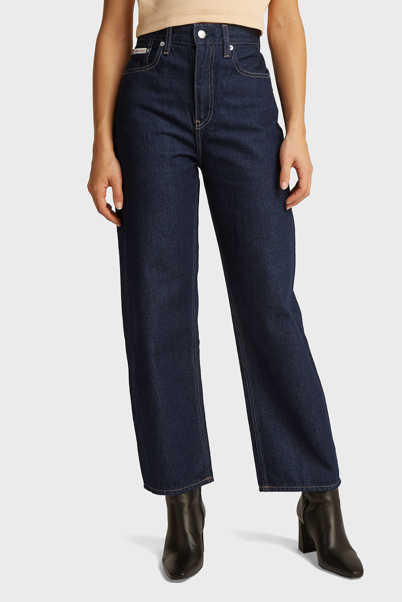 Женские синие джинсы BARREL Синий 26-32 Calvin Klein Jeans J20J225469 Женские синие джинсы BARREL Синий 26-32 Calvin Klein Jeans J20J225469