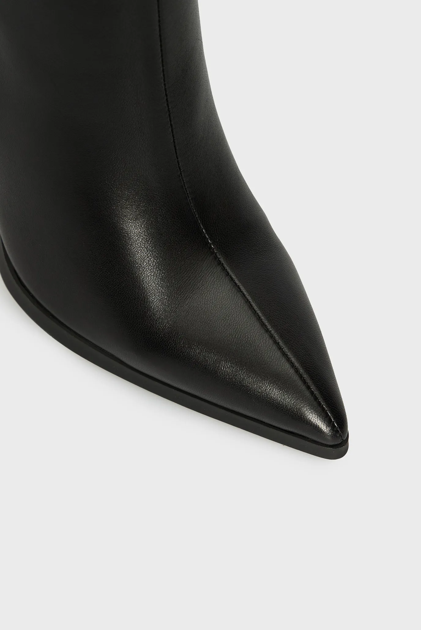 Женские черные кожаные ботильоны Edwige 4