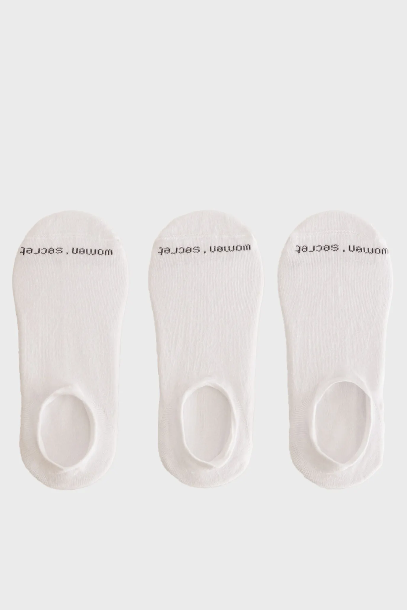 Жіночі білі сліди (3 пари) 1