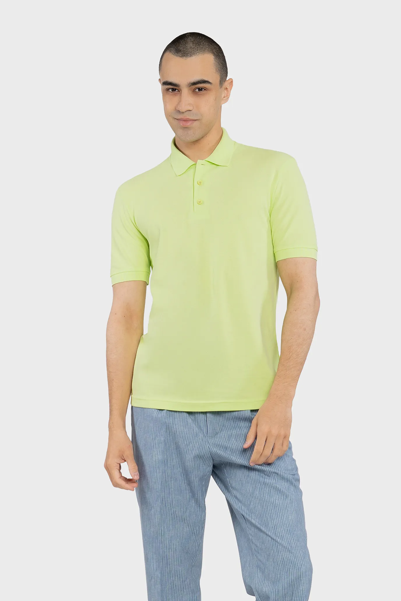 Чоловіче салатове поло 3