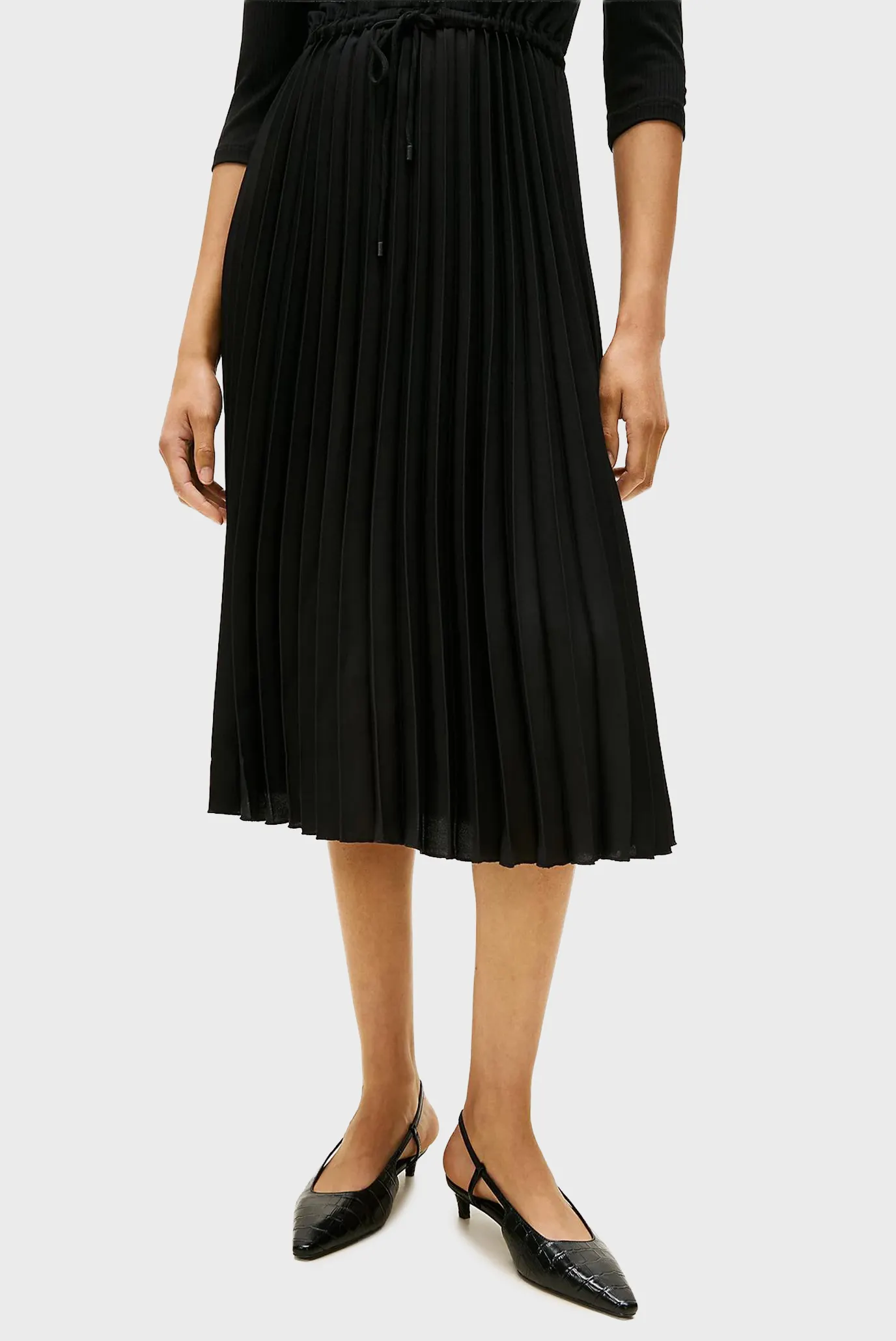 Жіноча чорна сукня SLIM 5X2 RIB 4