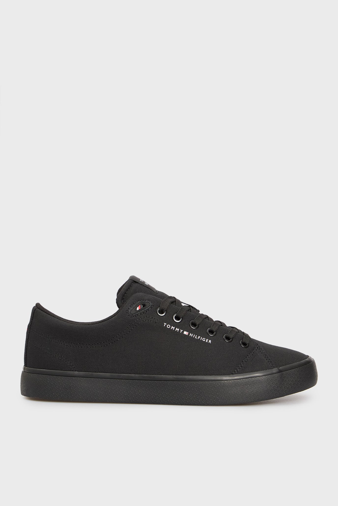 Мужские черные кеды VULC LOW Черный 44 Tommy Hilfiger FM0FM05396 Мужские черные кеды VULC LOW Черный 44 Tommy Hilfiger FM0FM05396