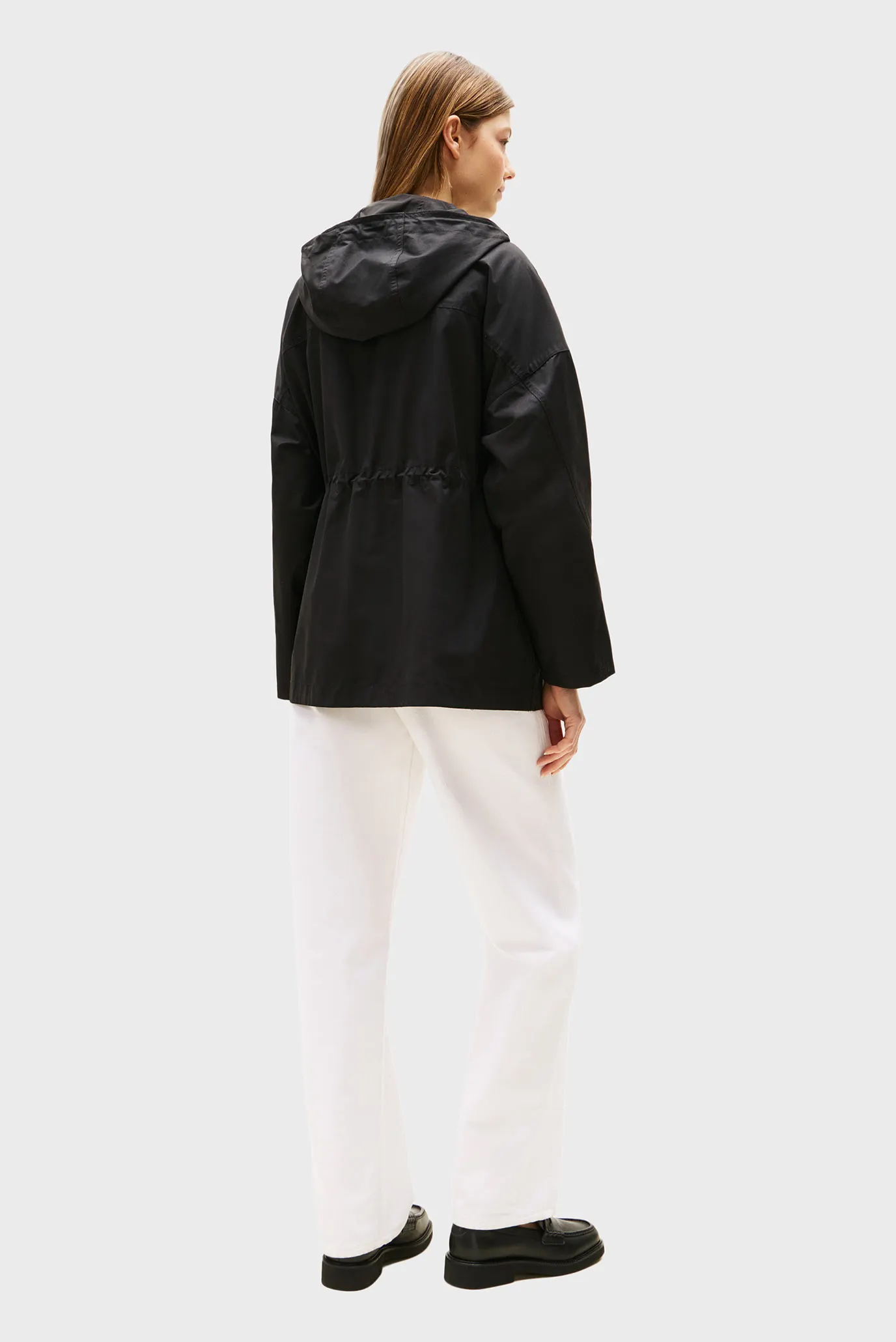 Женская черная парка COTTON NYLON REG 3