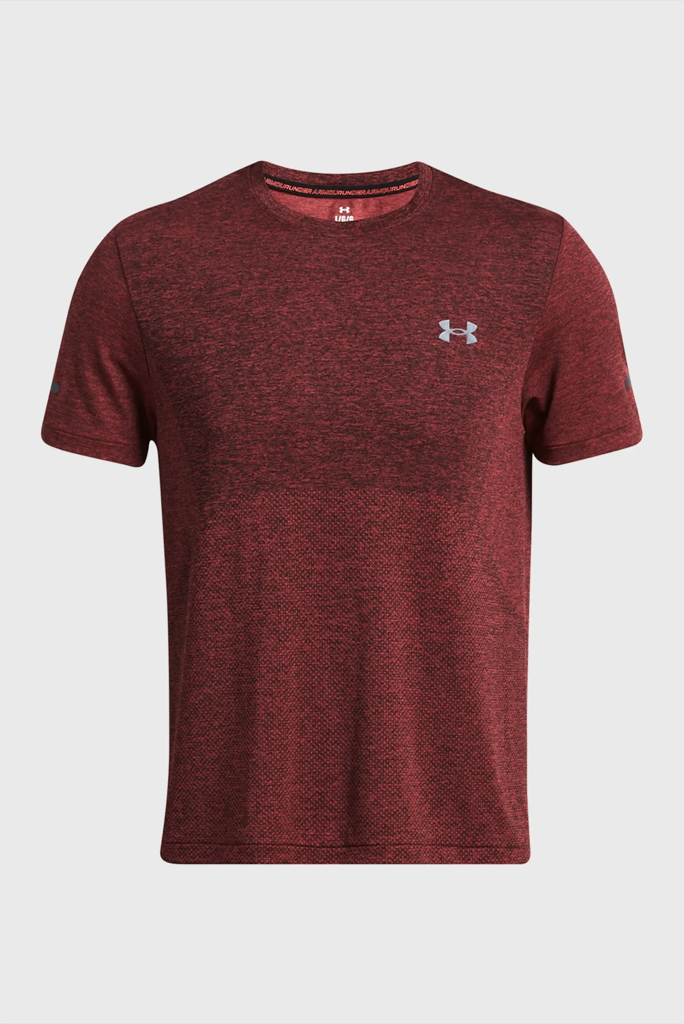 Мужская бордовая футболка UA SEAMLESS STRIDE SS 4