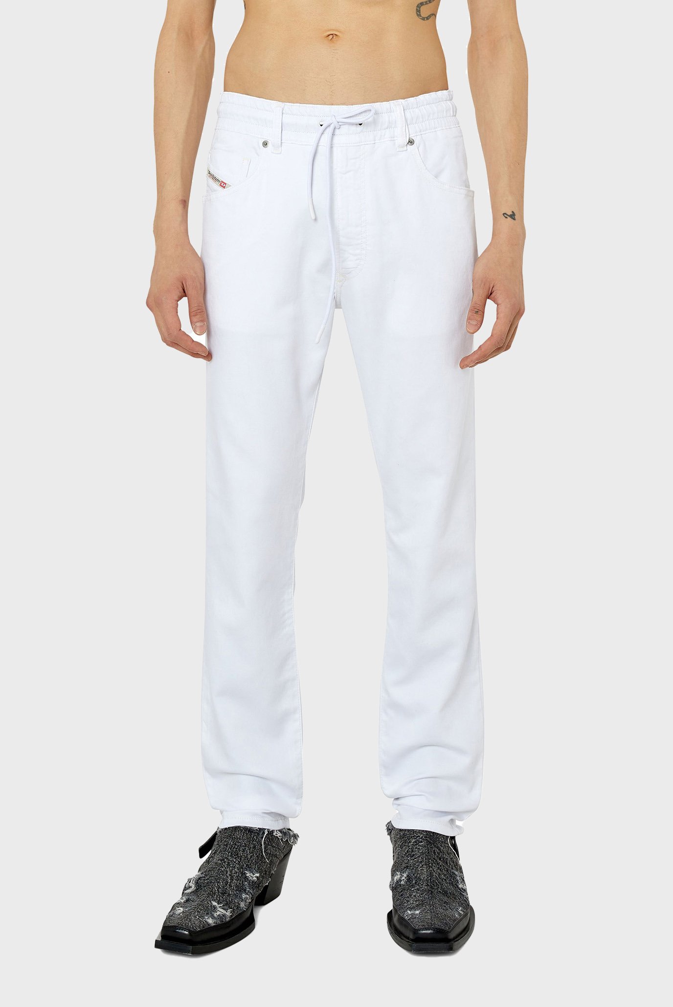 Мужские белые джинсы D-KROOLEY JOGG 1