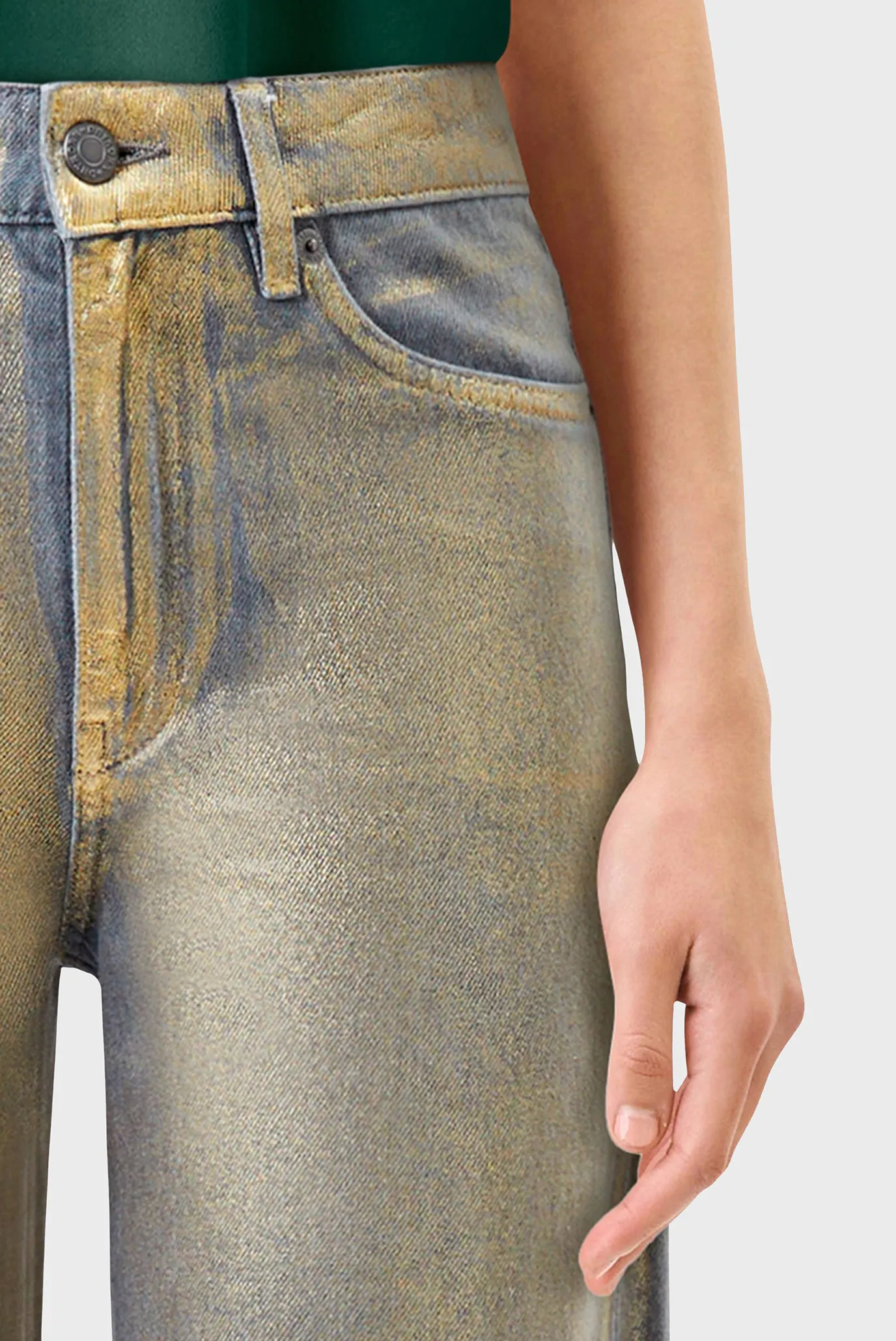 Жіночі золотисті джинси MEDLEY 6