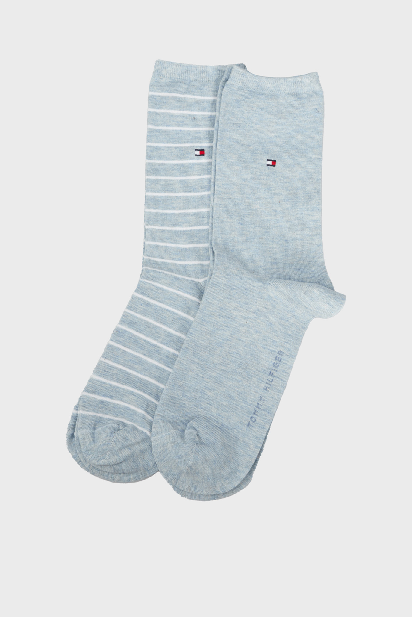 Женские голубые носки (2 пары) TH WOMEN SOCK  SMALL STRIPE 1