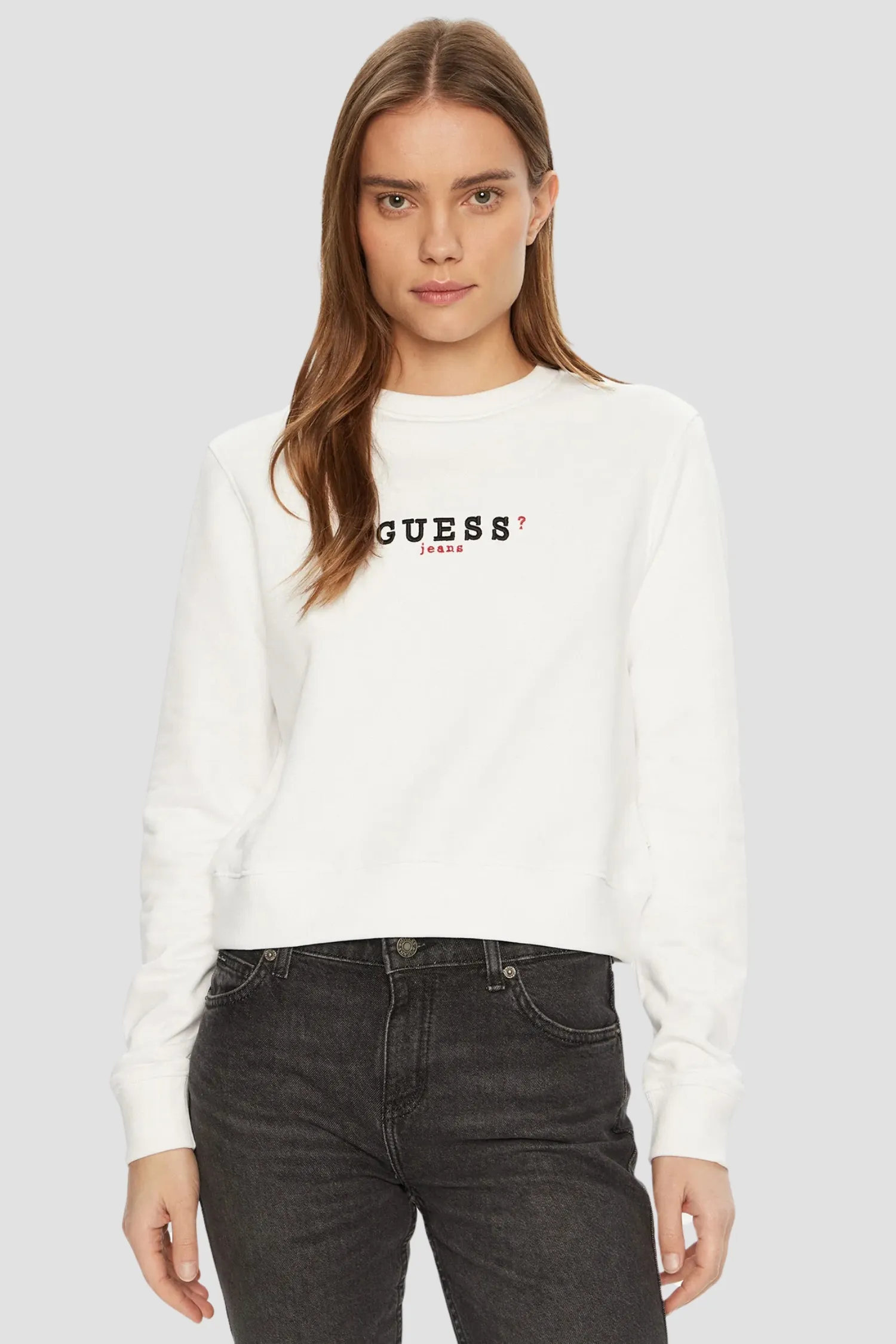 Женский белый свитшот 1