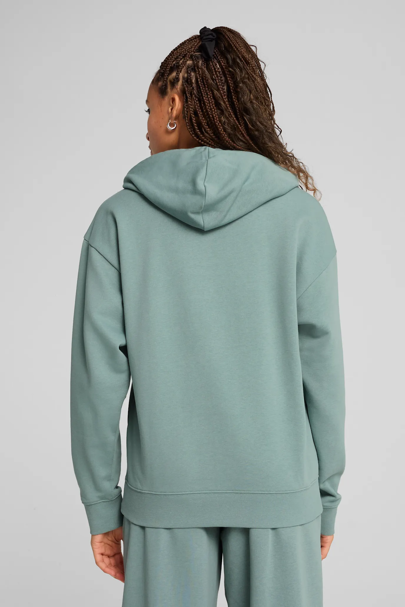 Жіноче зелене худі ESS SCRIPT Comfort Hoodie Women 3