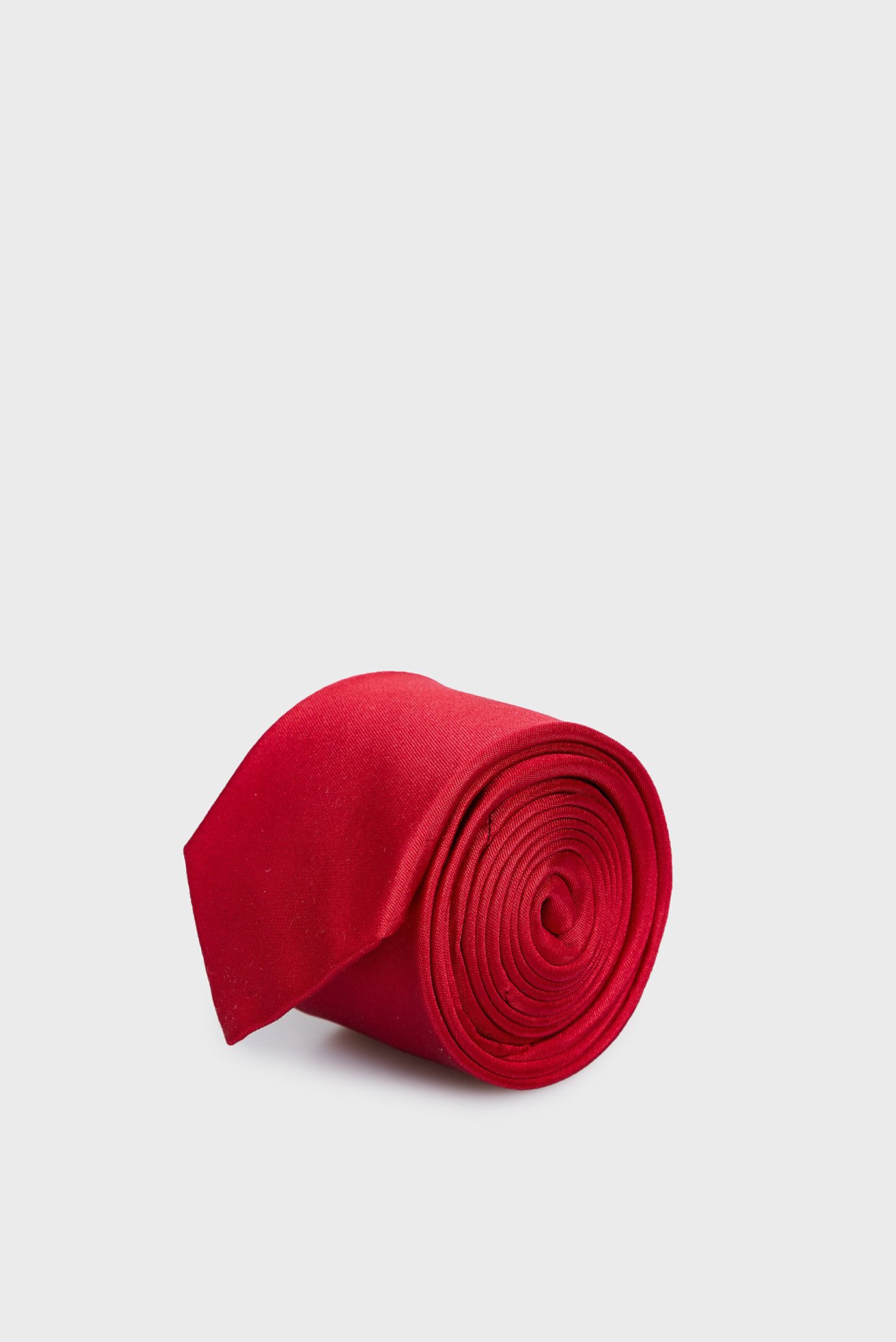 Мужской красный шелковый галстук 1