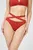 Женские терракотовые трусики от купальника