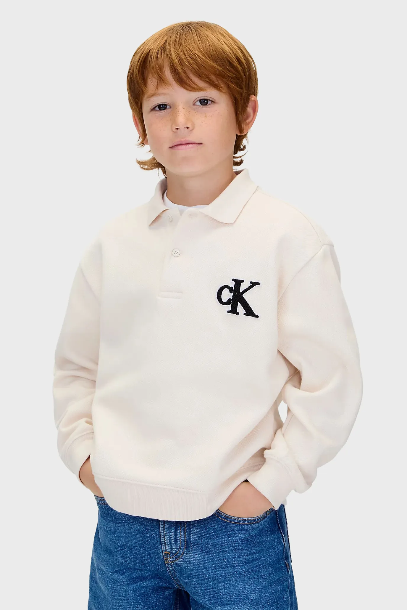 Дитяче біле поло BONDED 1