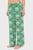 Жіночі зелені брюки з візерунком VIJAY