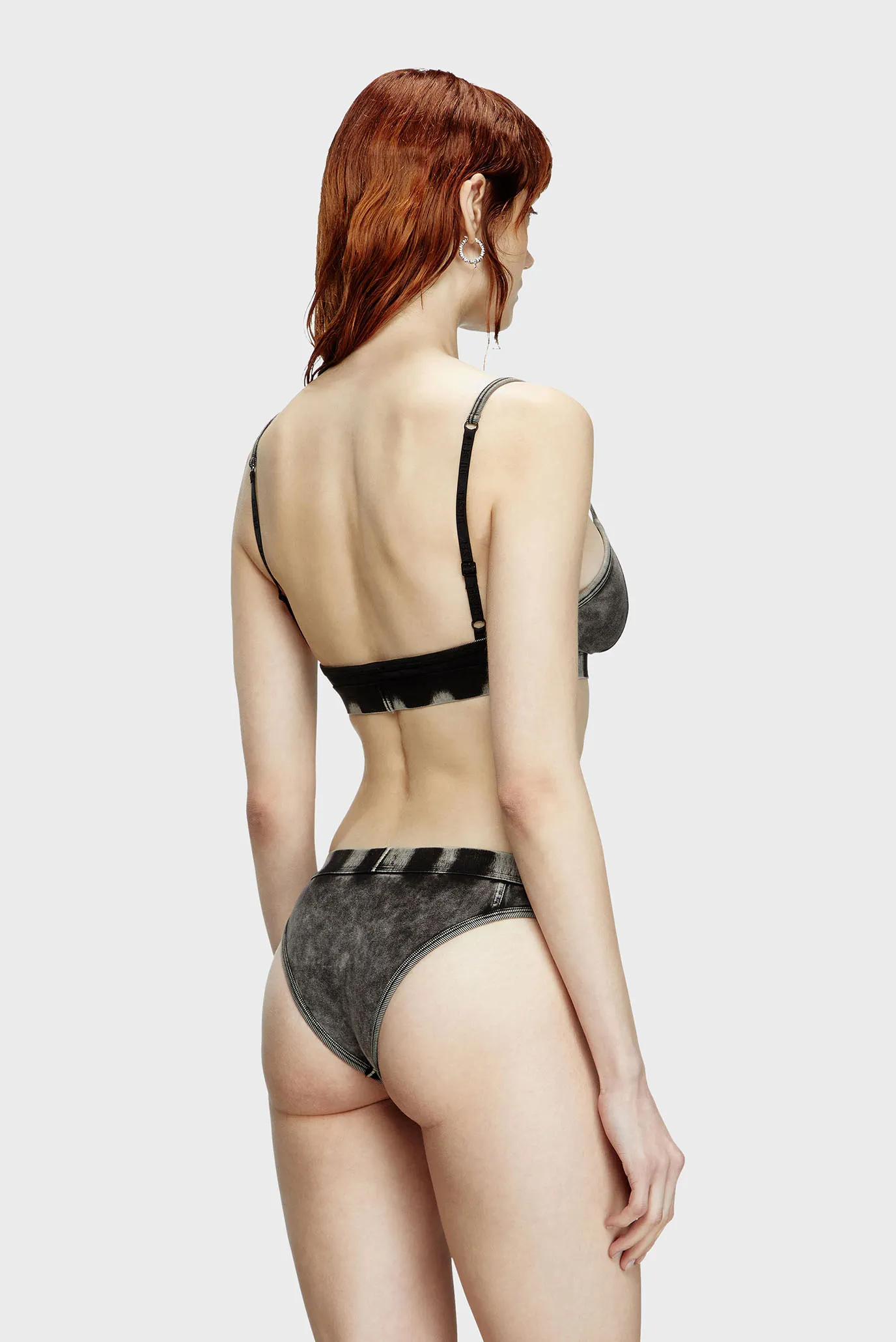 Жіночий сірий топ ZOE-DNM 3