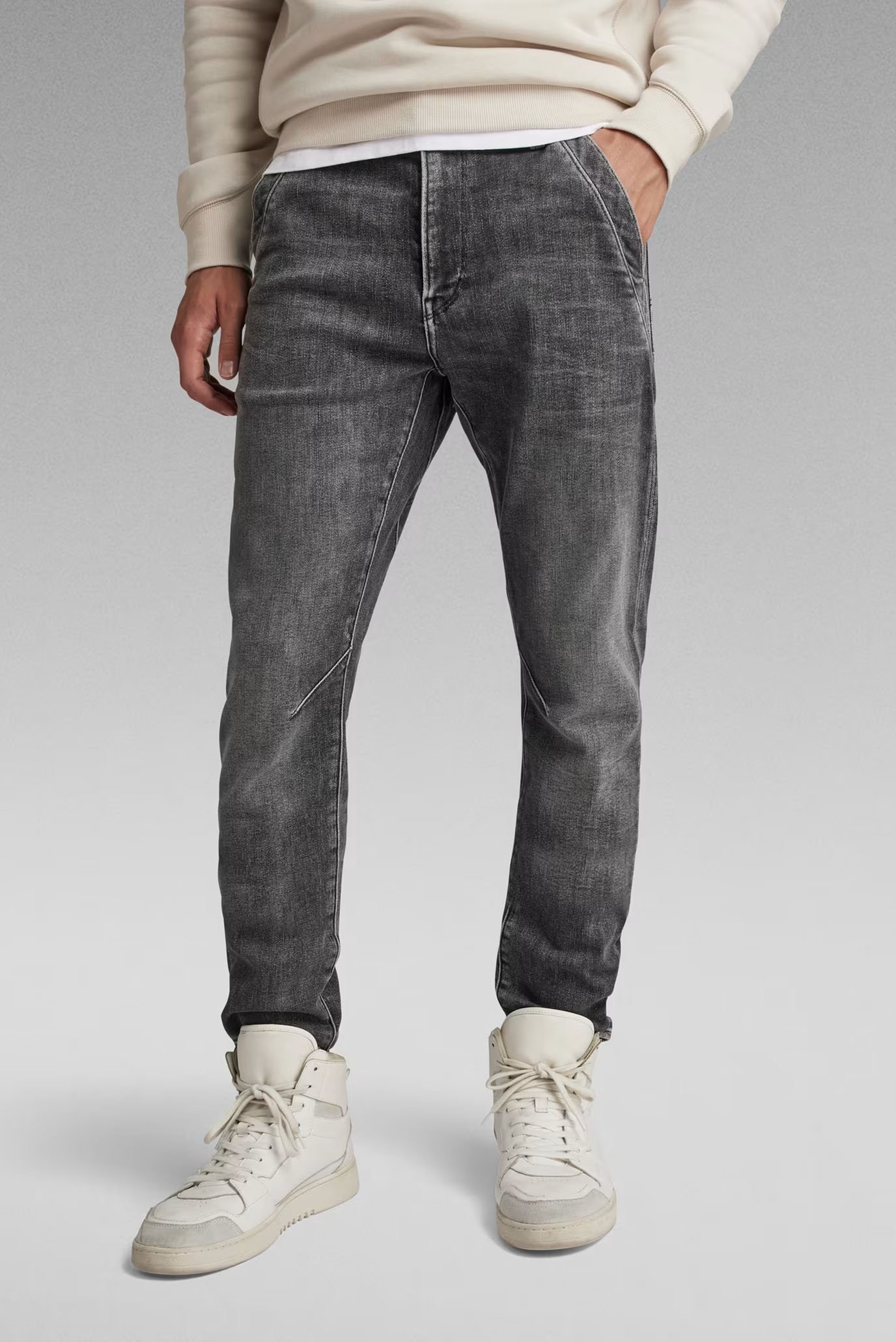 Чоловічі сірі джинси Kairori 3D Slim 1