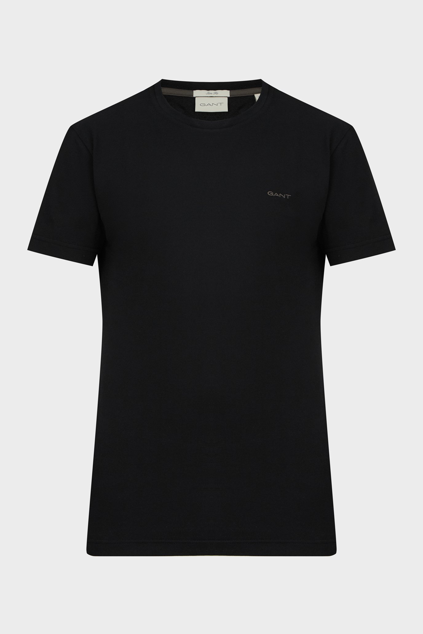 Мужская черная футболка SLIM CONTRAST PIQUE SS TSHIRT 1