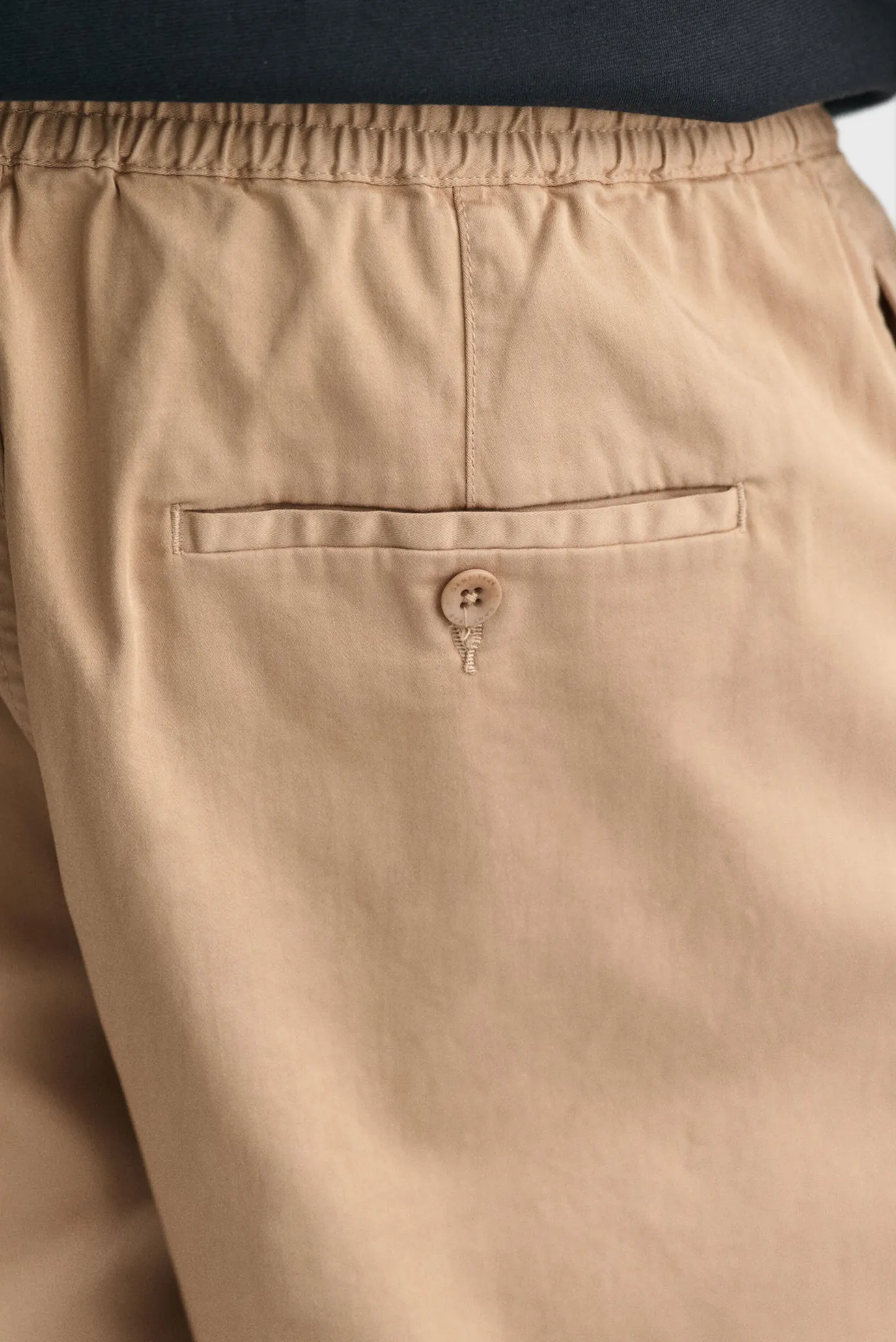 Мужские бежевые шорты DRAWSTRING LOGO 5