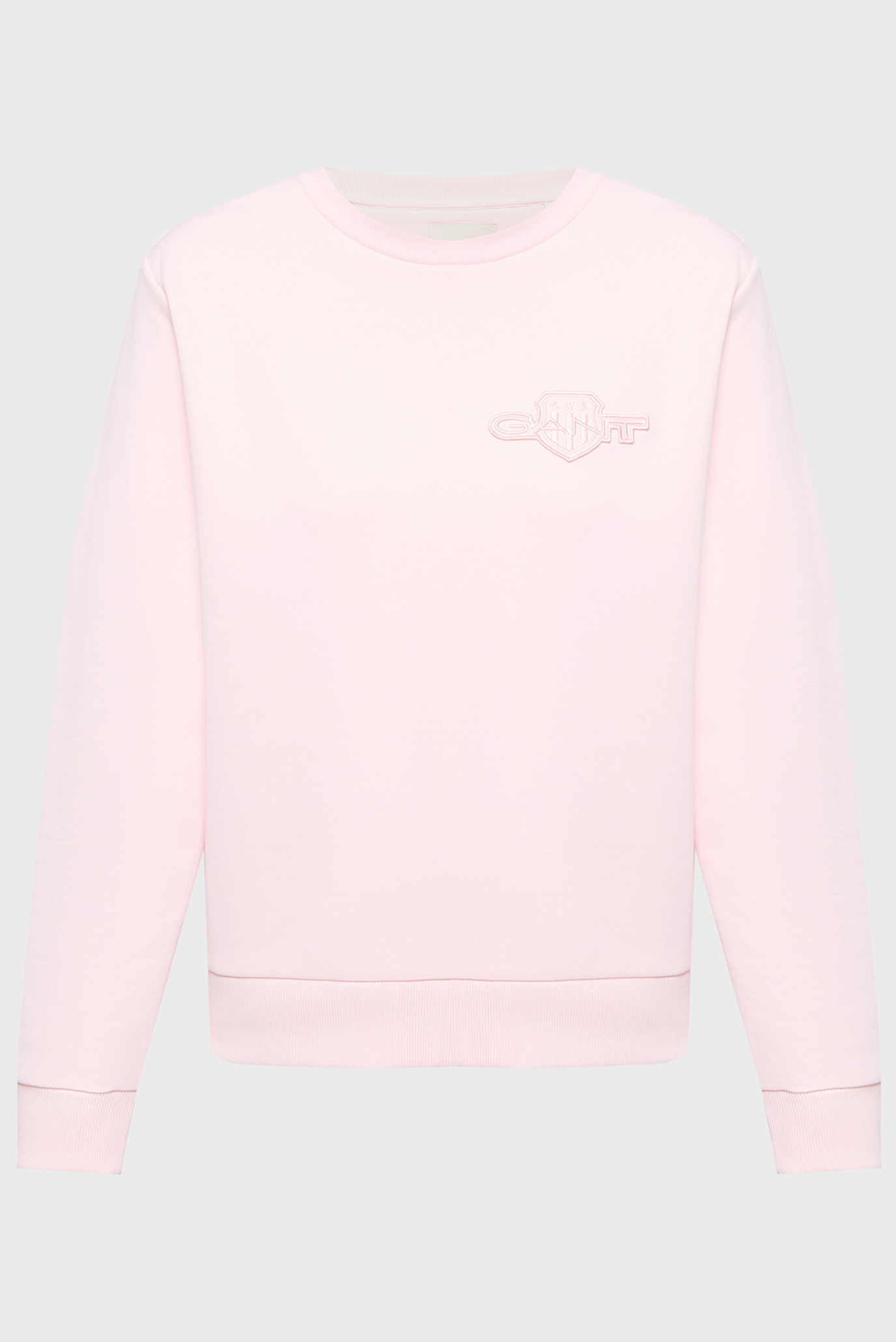 Женский розовый свитшот SHIELD C-NECK SWEAT Розовый M Gant 4202586