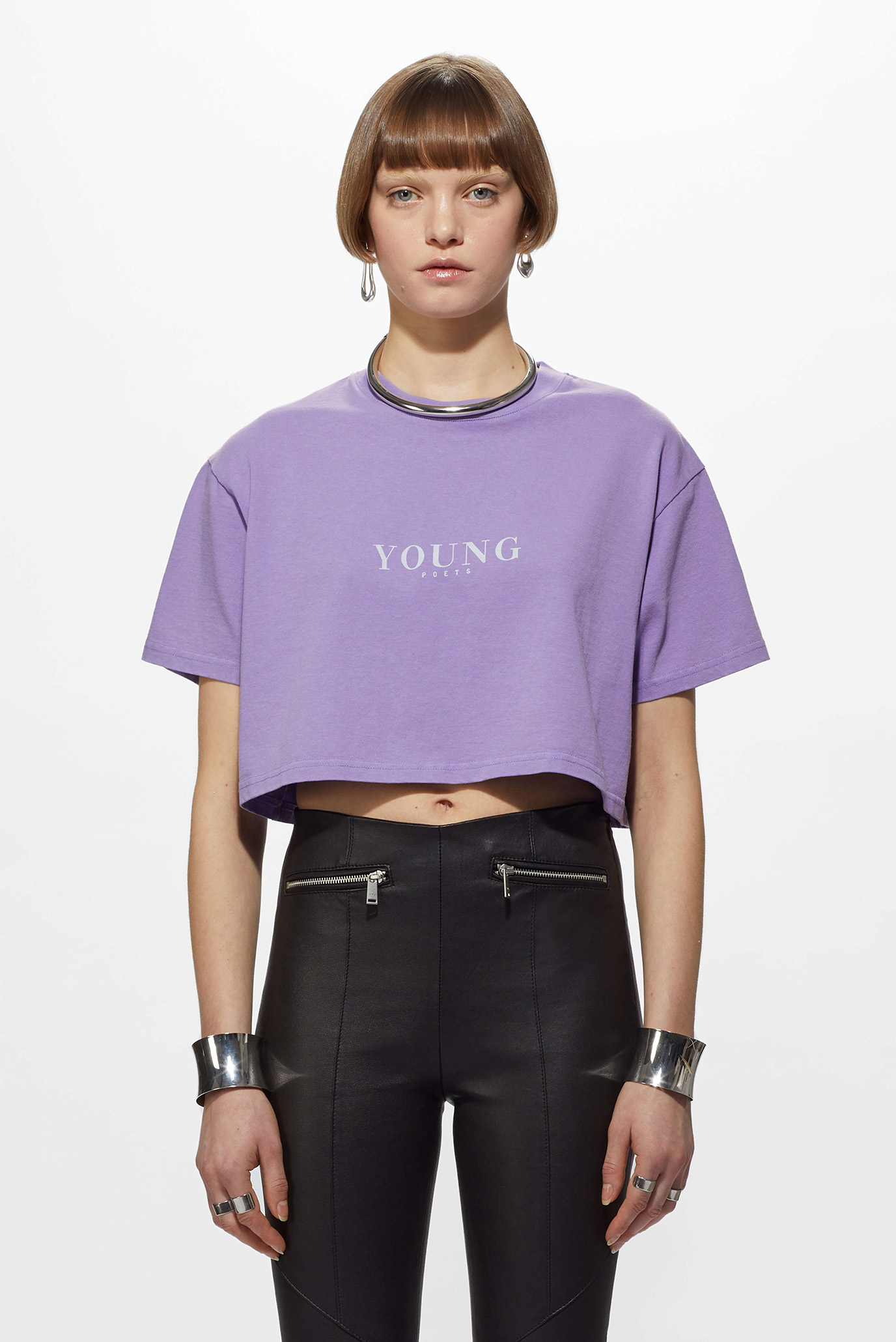 Женская сиреневая футболка Young Carly 232 1