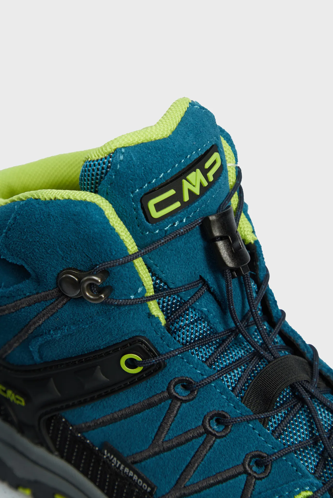 Детские синие замшевые ботинки 2