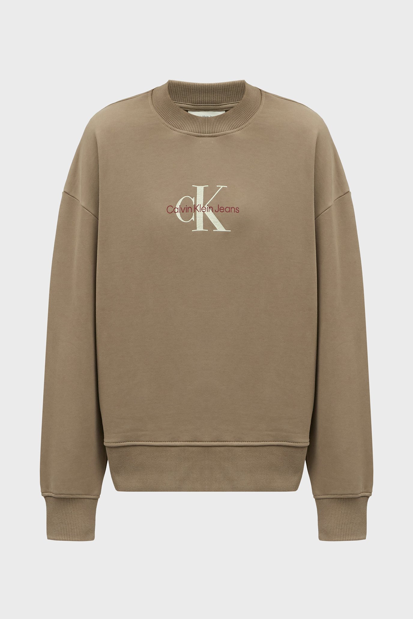 Женский бежевый свитшот TEXTURED MONOLOGO Бежевый S Calvin Klein Jeans J20J224177 Женский бежевый свитшот TEXTURED MONOLOGO Бежевый S Calvin Klein Jeans J20J224177