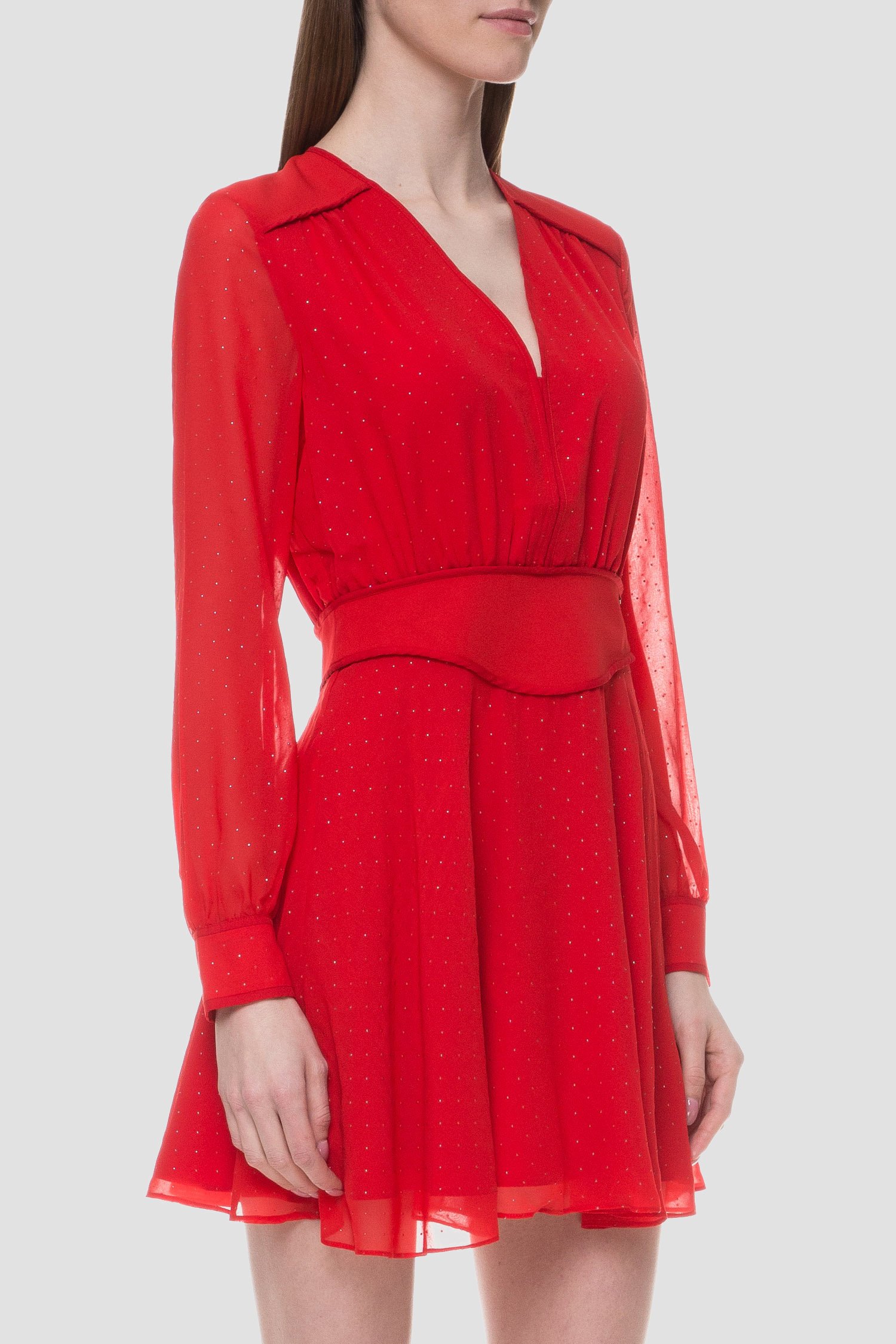 Женское красное платье 1