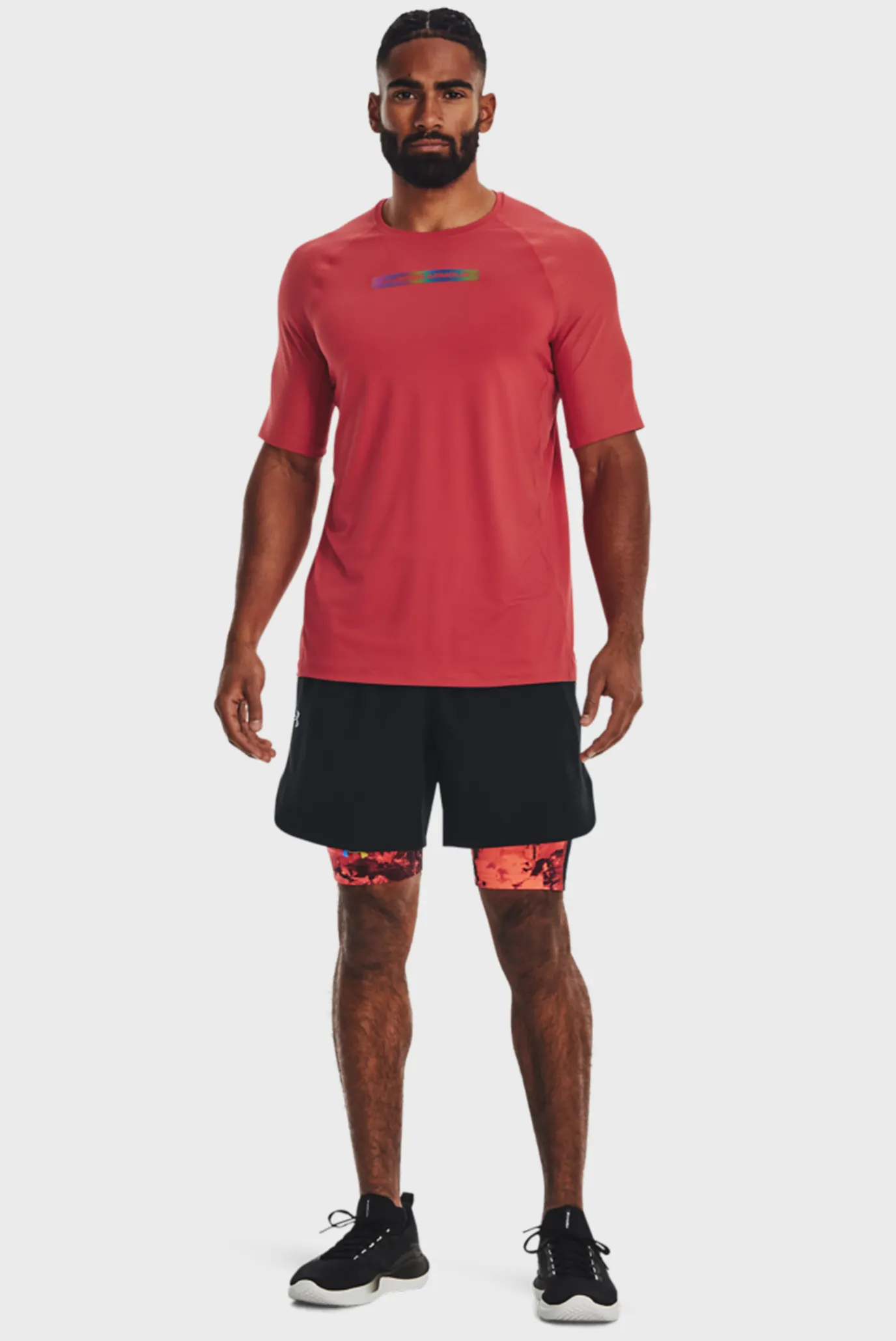 Чоловіча червона футболка UA SmartForm Rush Nov SS 2