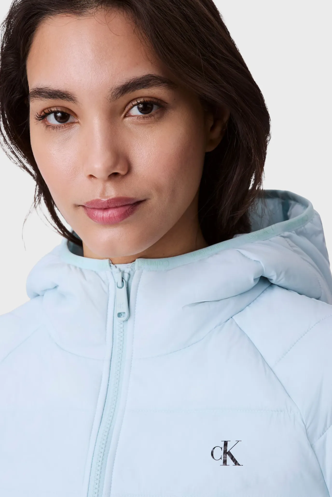 Женская голубая куртка LIGHTWEIGHT QUILTED 5