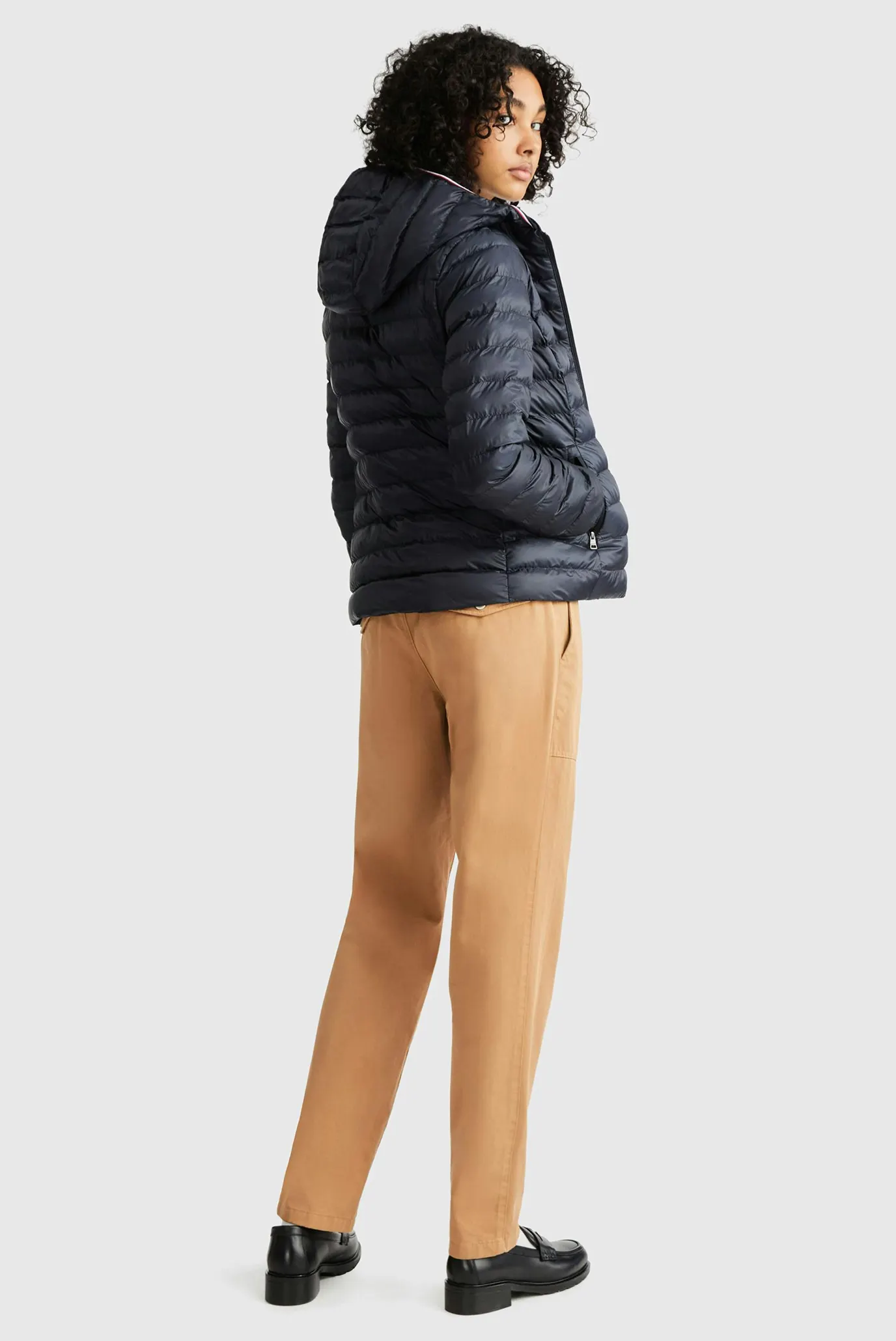 Женская темно-синяя куртка LW PADDED GLOBAL STRIPE JACKET