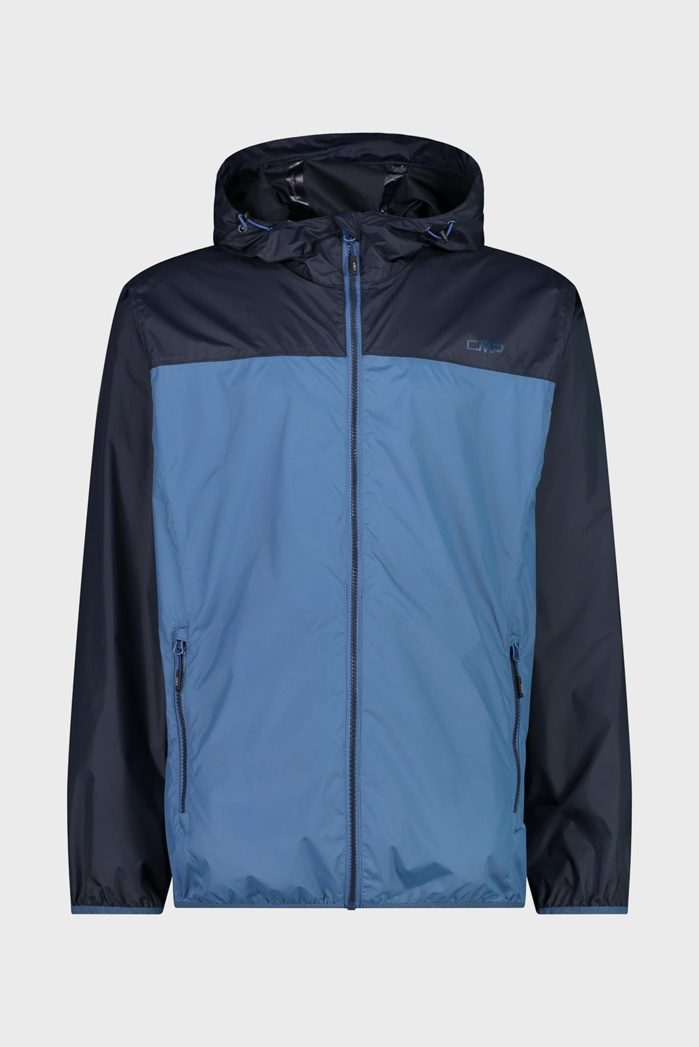 Мужская синяя ветровка RAIN FIX HOOD Синий 46 CMP 32X5807-M879 Мужская синяя ветровка RAIN FIX HOOD Синий 46 CMP 32X5807-M879