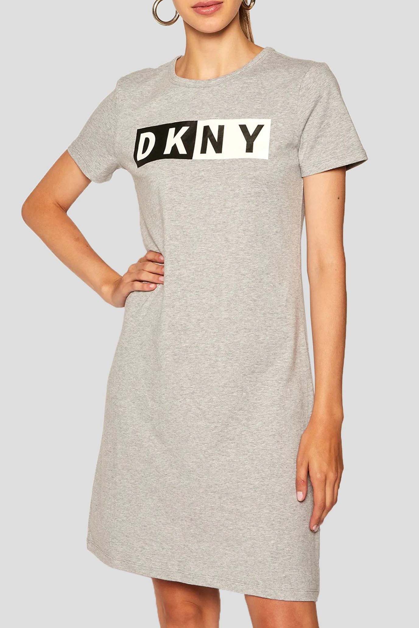 Женское серое платье Серый S DKNY DP9D4261 Женское серое платье Серый S DKNY DP9D4261
