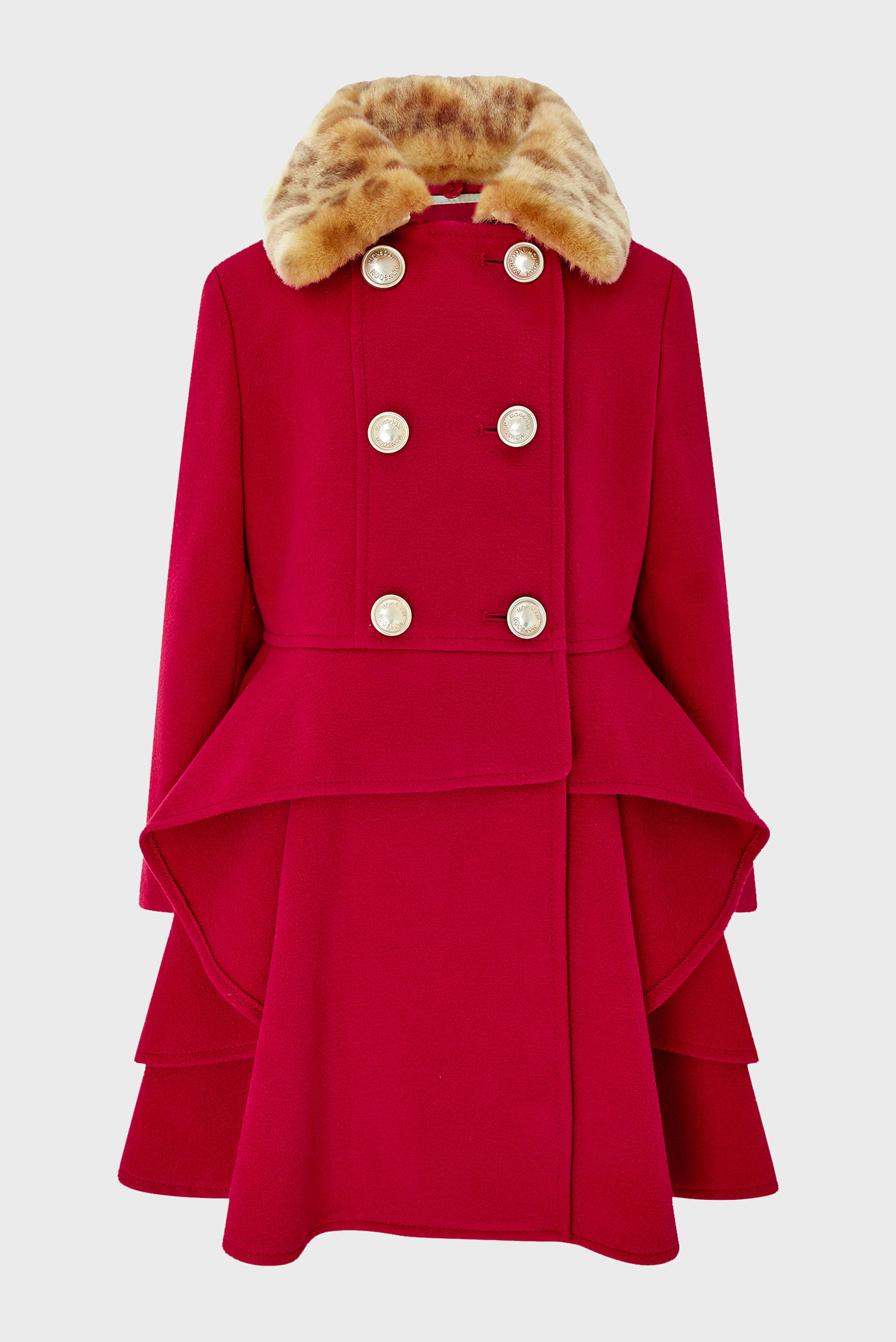 Дитяче червоне пальто Charlotte Coat 1