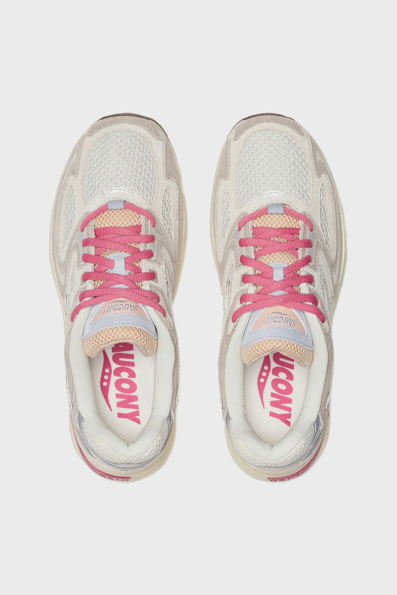 Жіночі бежеві замшеві кросівки GRID JAZZ 9 Saucony S60892-1 — MD